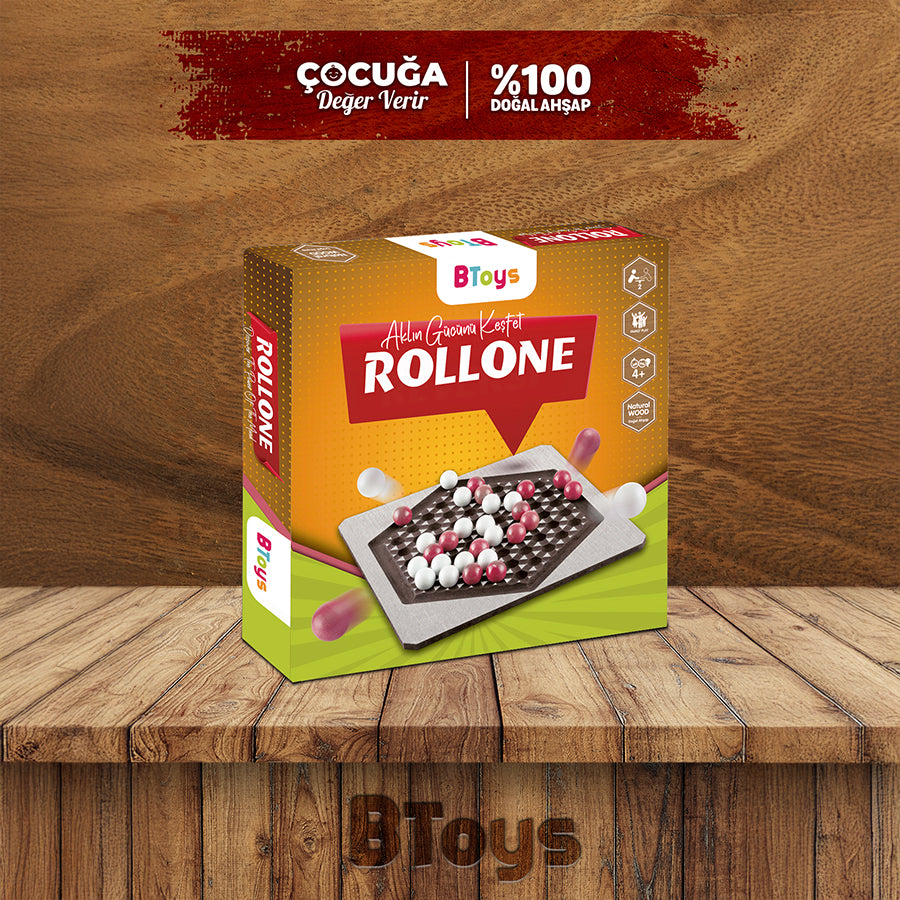 Rollone - Ahşap Zeka Ve Strateji Oyunu