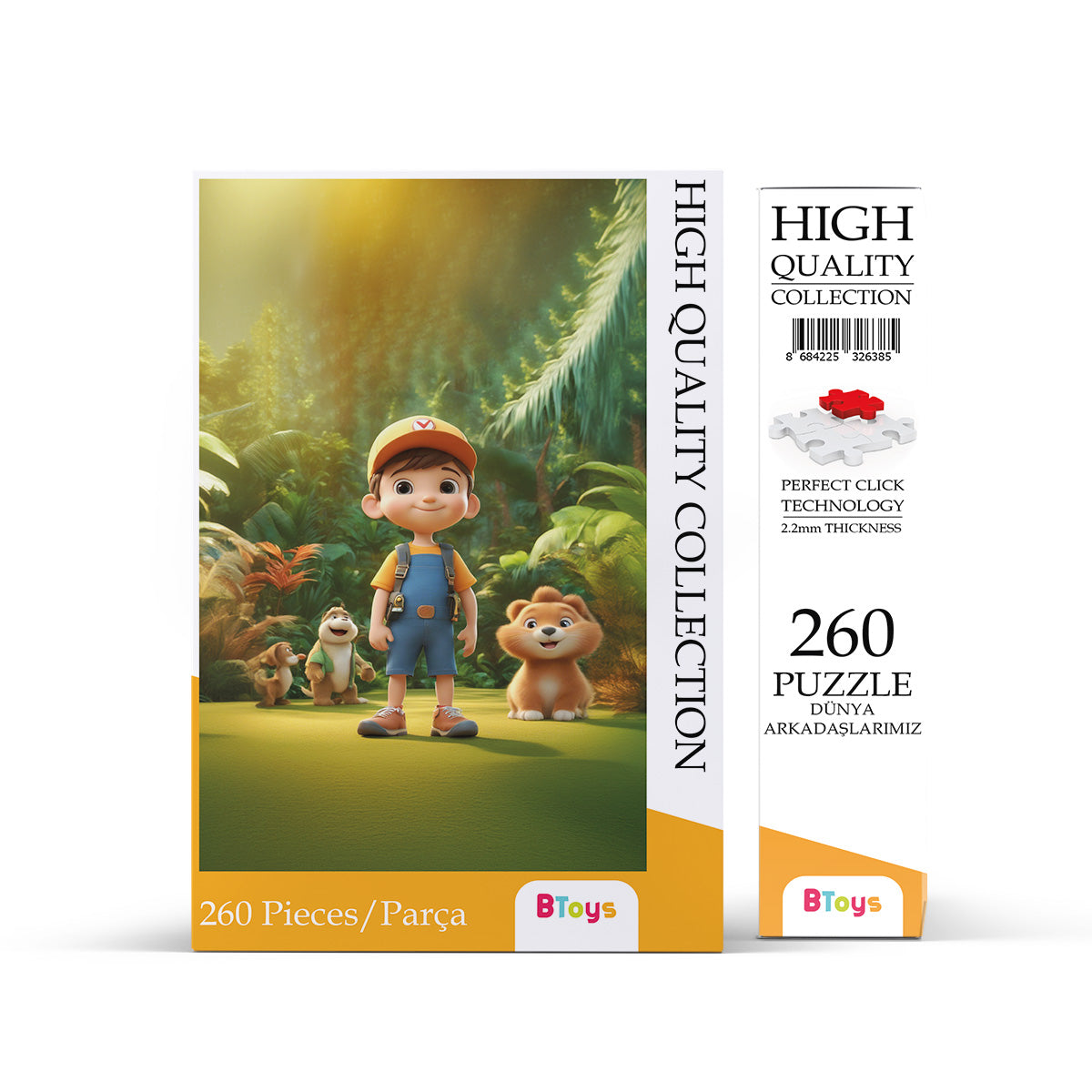 Dünya Arkadaşlarımız - 260 Parça Puzzle