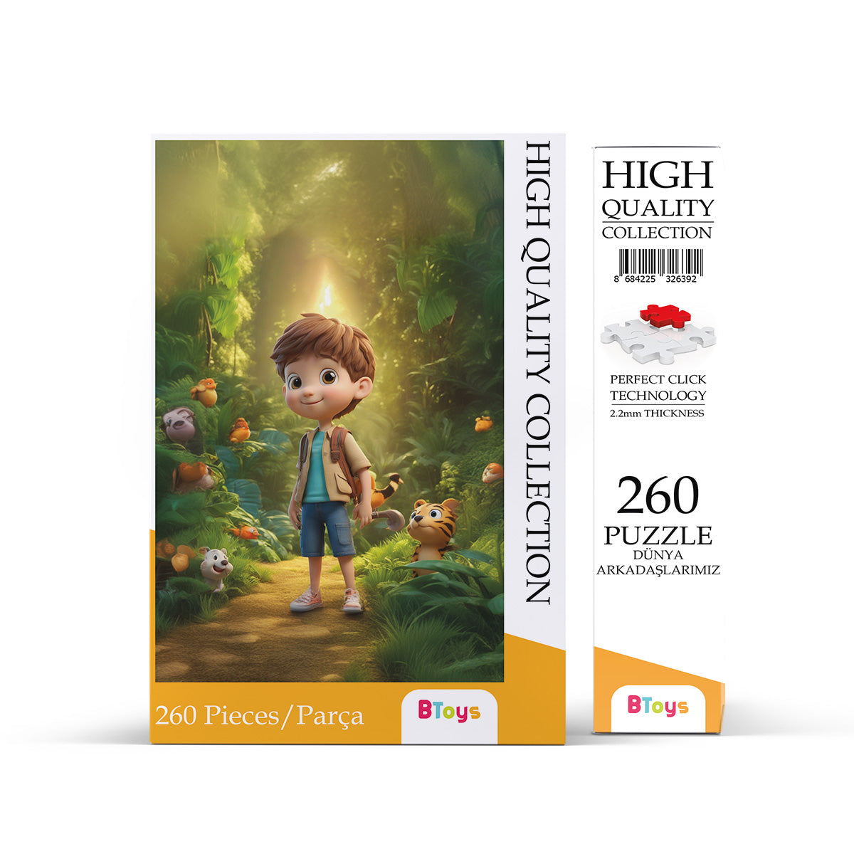 Dünya Arkadaşlarımız - 260 Parça Puzzle