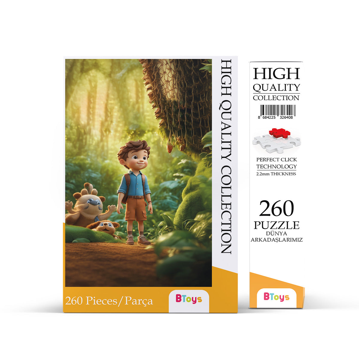 Dünya Arkadaşlarımız - 260 Parça Puzzle