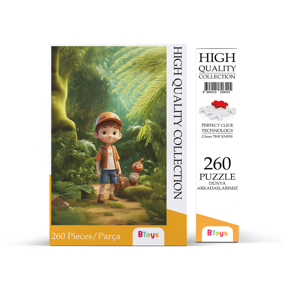 Dünya Arkadaşlarımız - 260 Parça Puzzle