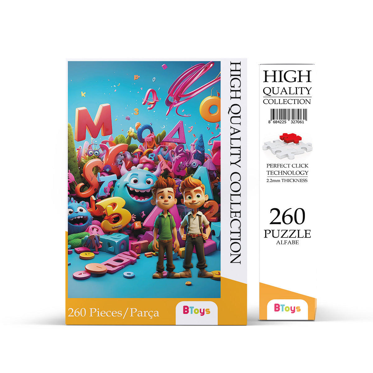 Alfabe - 260 Parça Puzzle