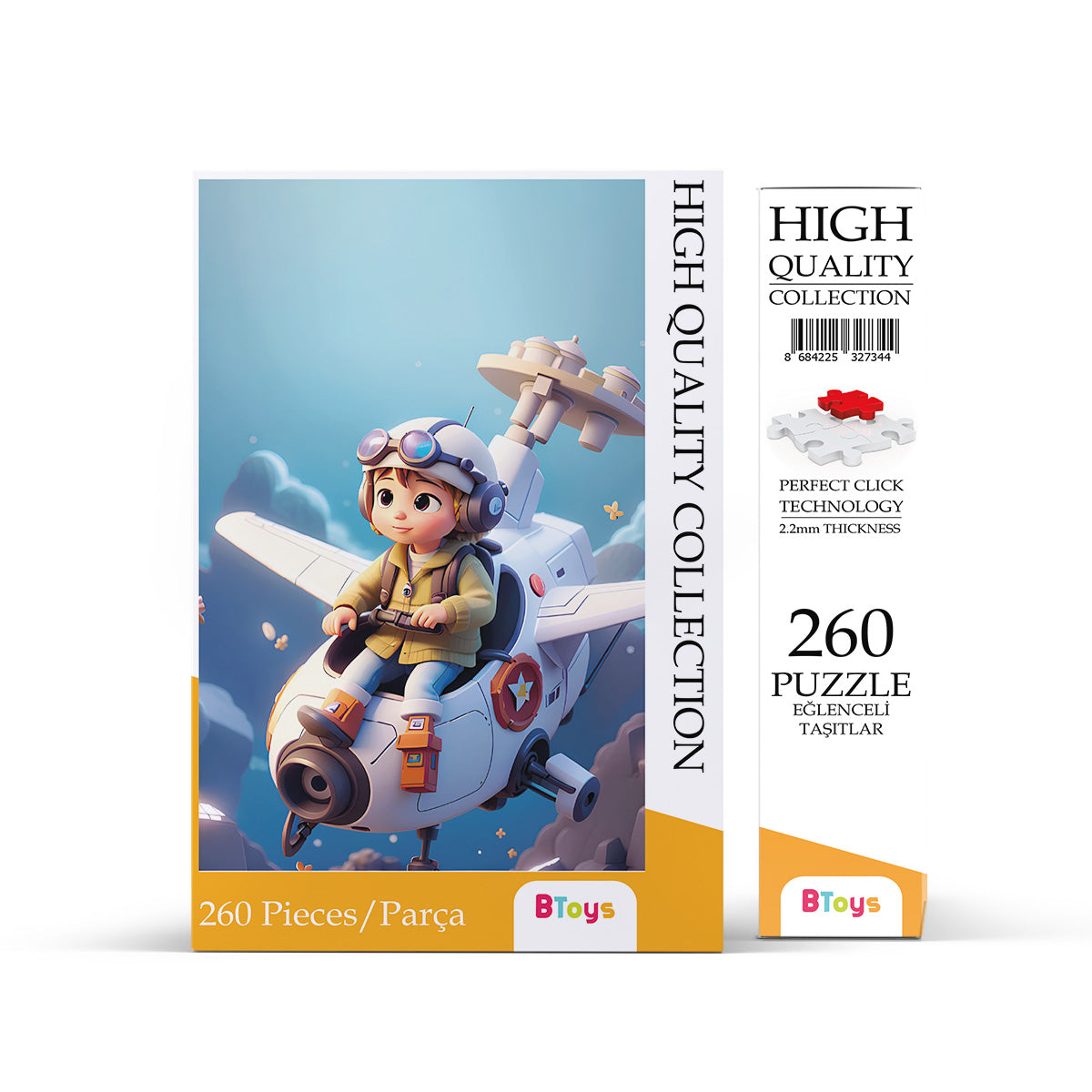 Eğlenceli Taşıtlar - 260 Parça Puzzle