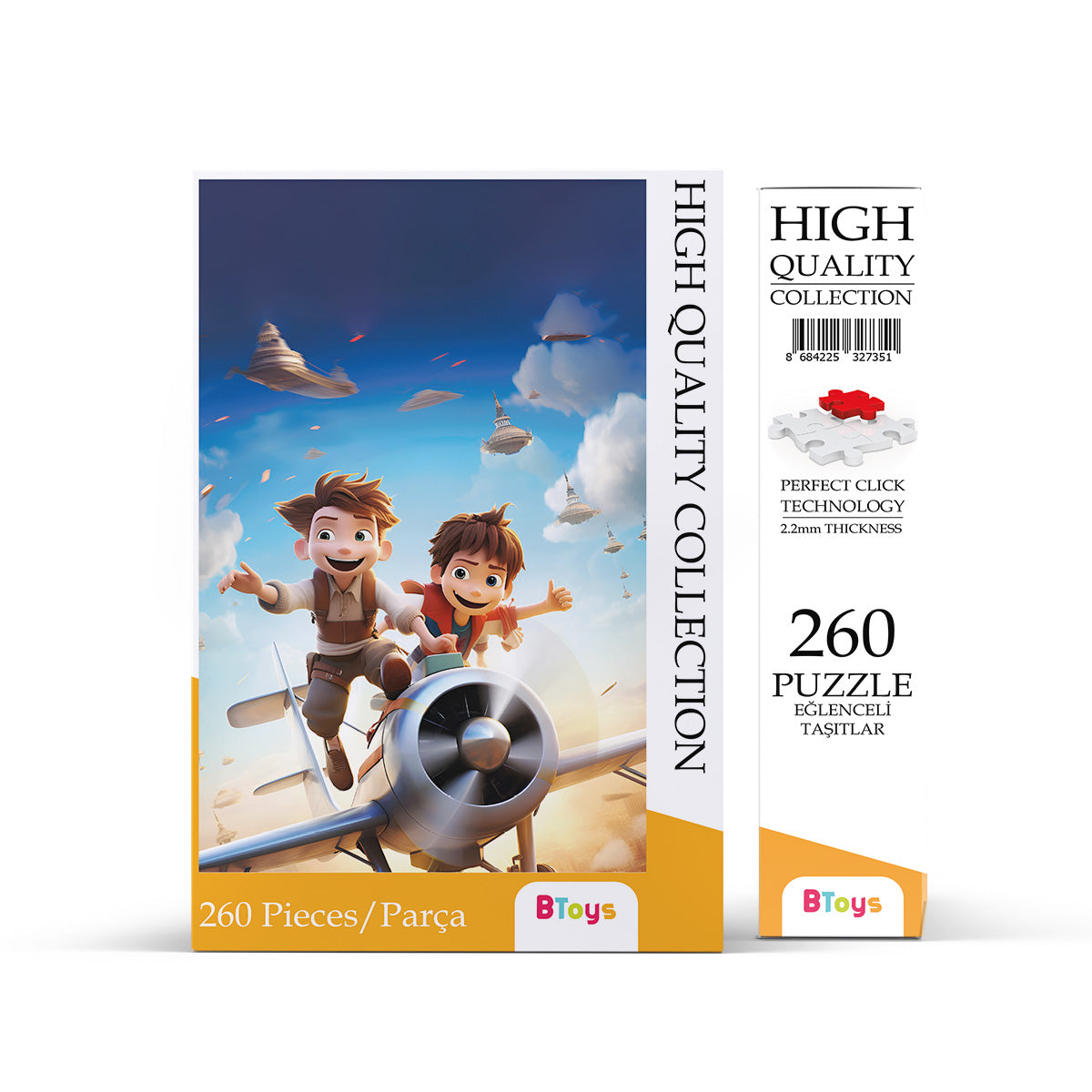 Eğlenceli Taşıtlar - 260 Parça Puzzle
