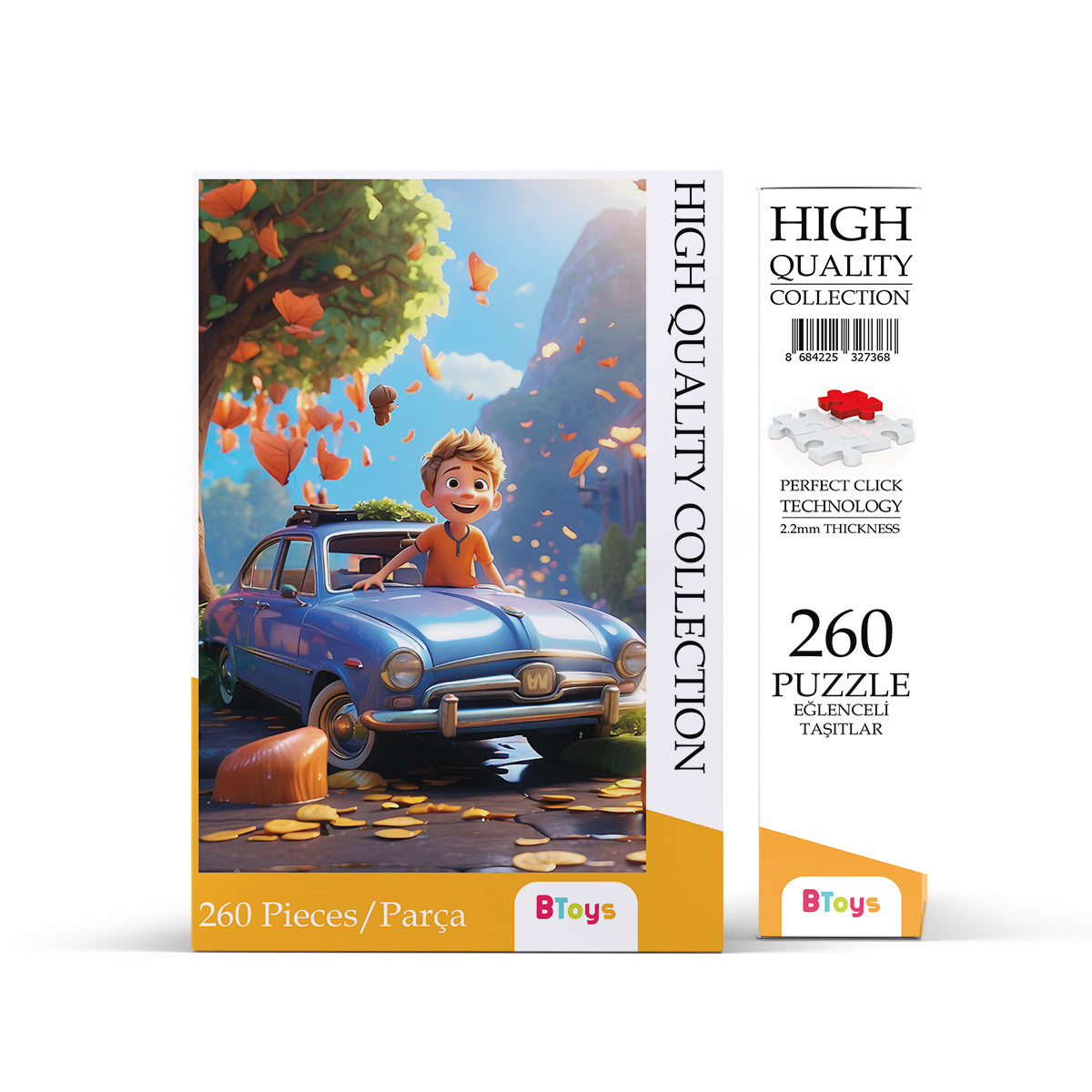 Eğlenceli Taşıtlar - 260 Parça Puzzle