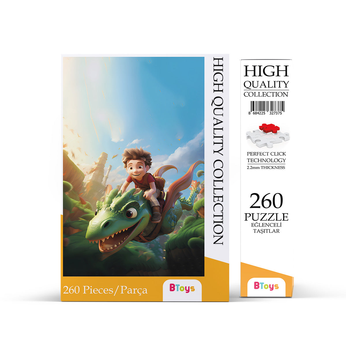 Eğlenceli Taşıtlar - 260 Parça Puzzle