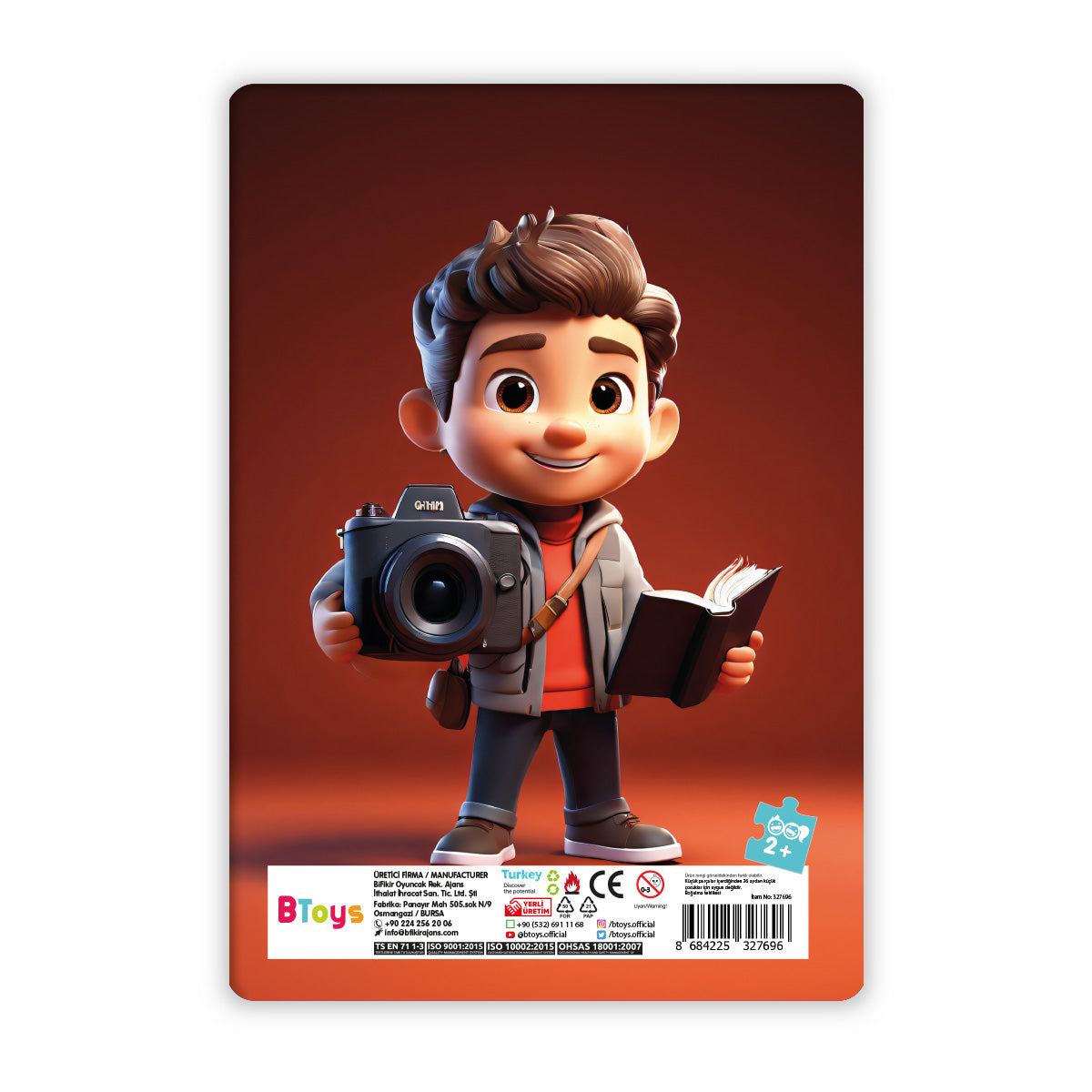 Fotoğrafçı Can - 12 Parça Frame Puzzle