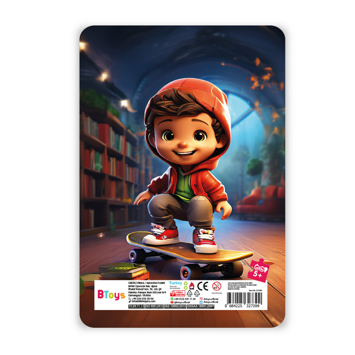 Kaykay Sürüyorum - 60 Parça Frame Puzzle