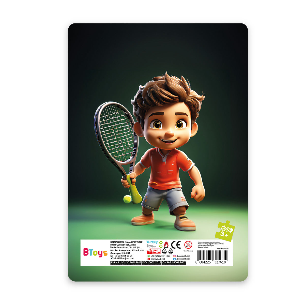 Tenisci Can - 24 Parça Frame Puzzle