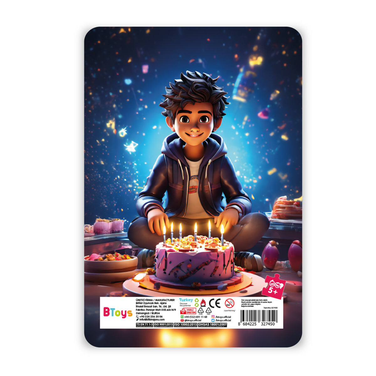 Can`ın Doğum Günü - 60 Parça Frame Puzzle