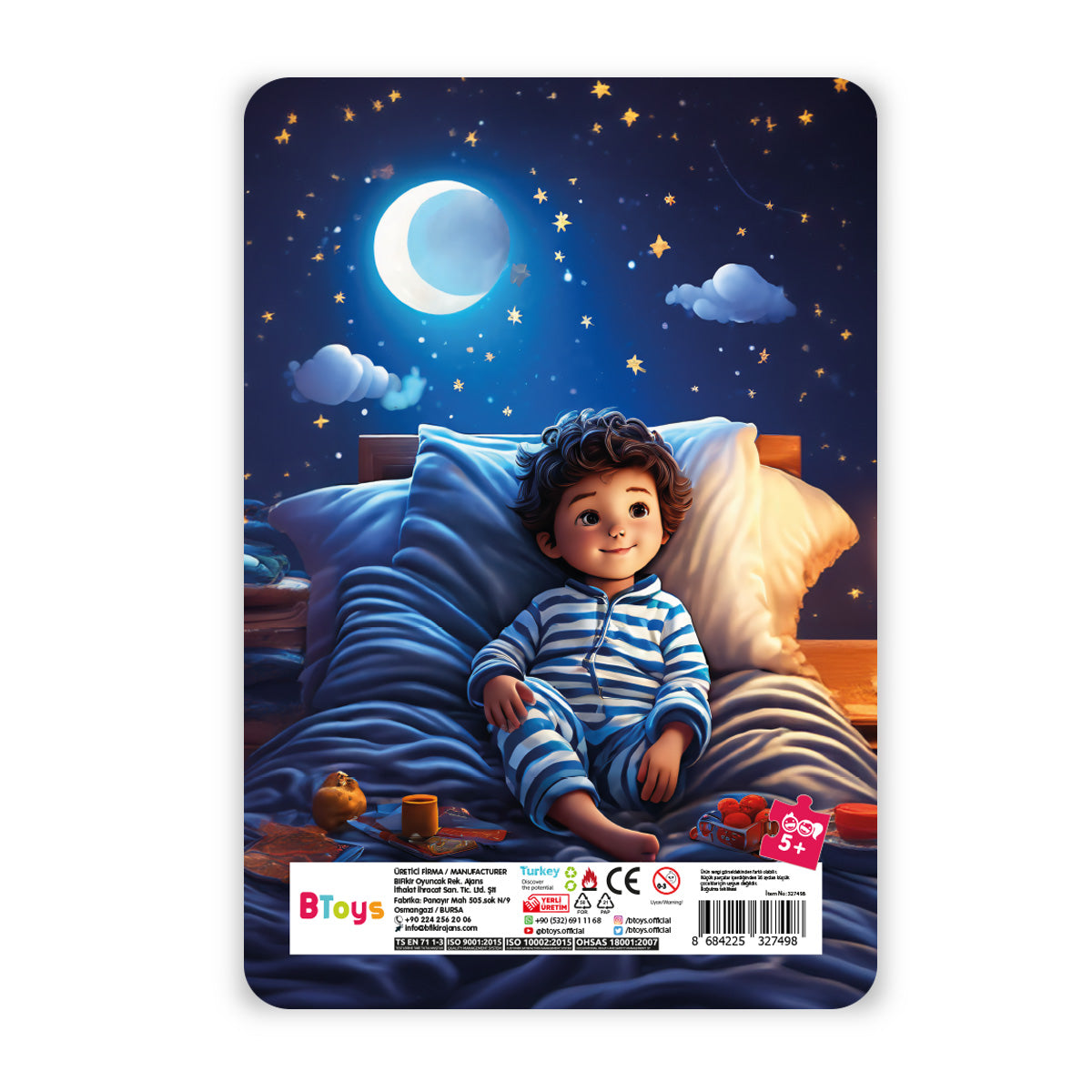 Uyku Vakti - 60 Parça Frame Puzzle