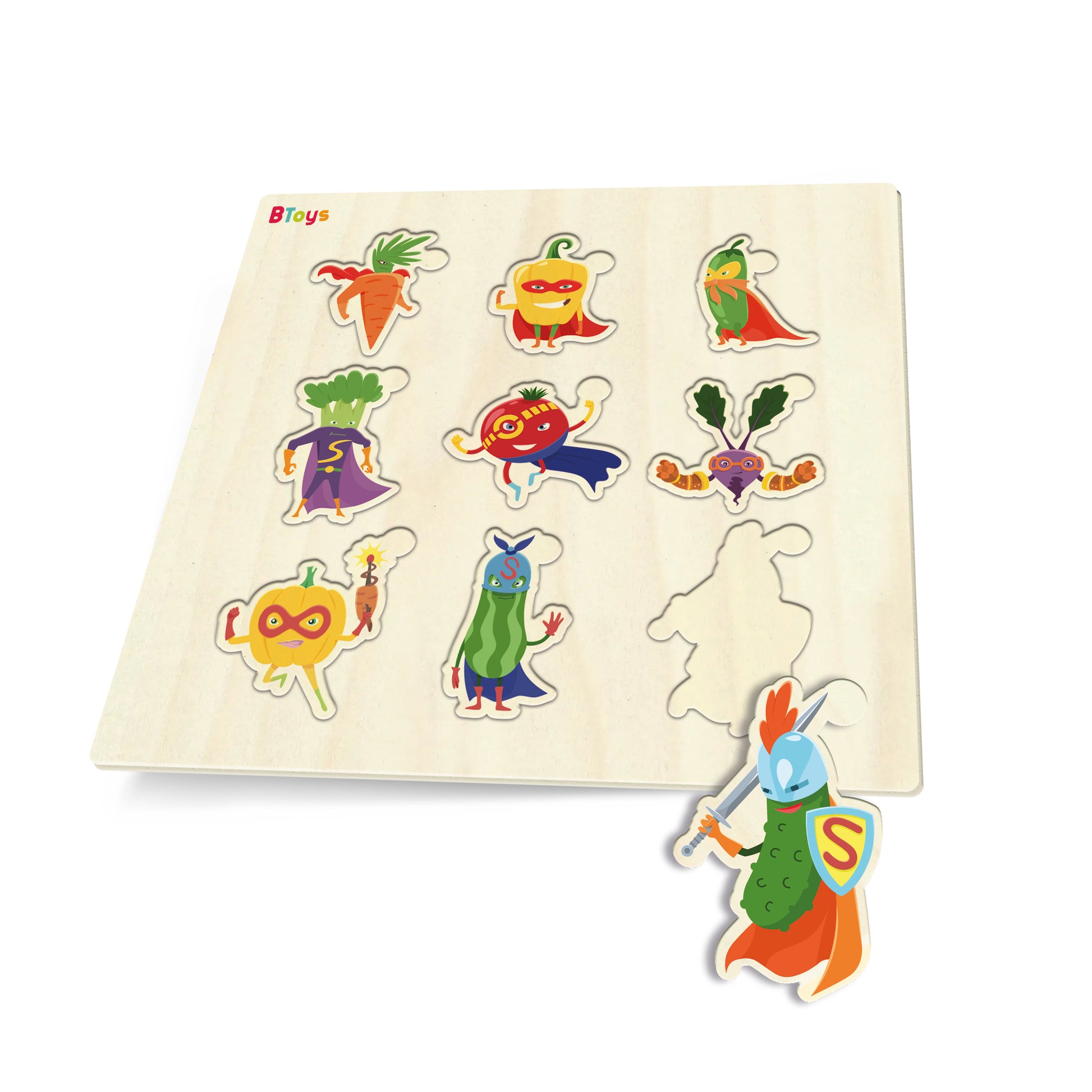 Süper Sebzeler Yapboz