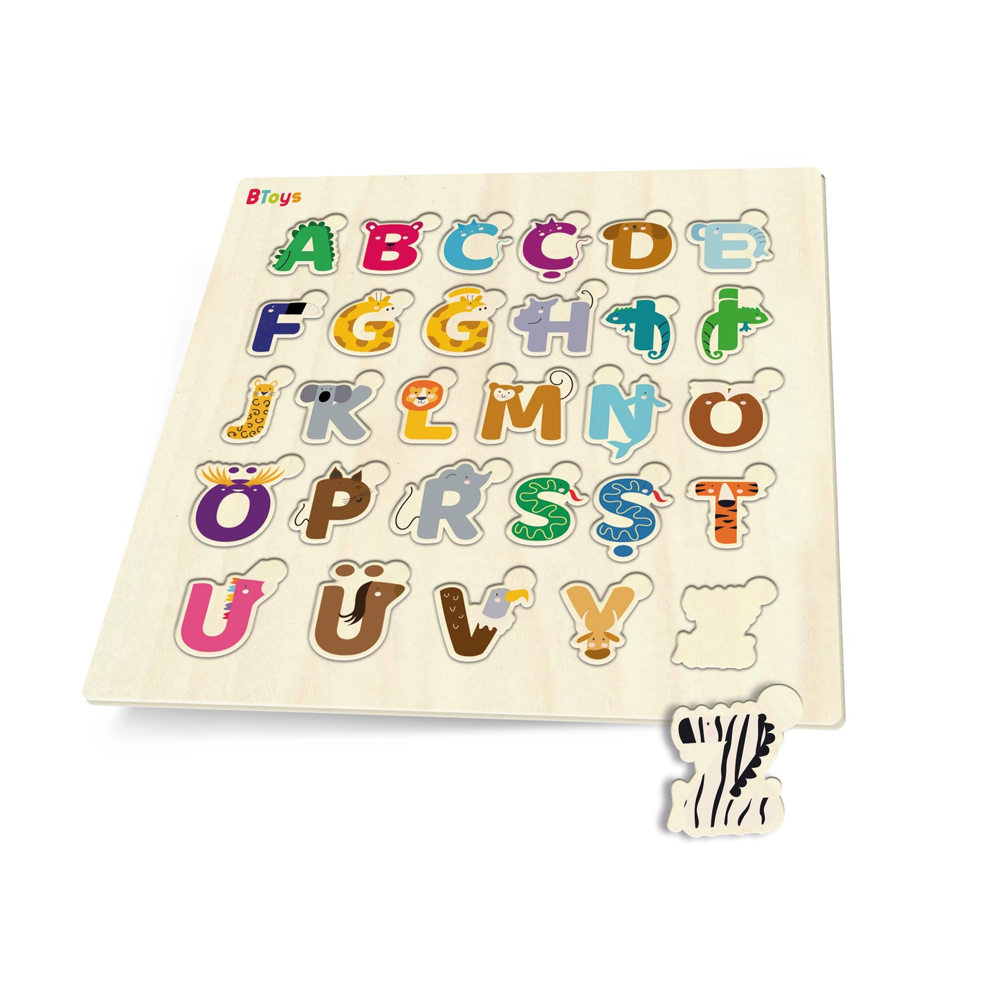 Hayvanlarla Alfabe Yapboz