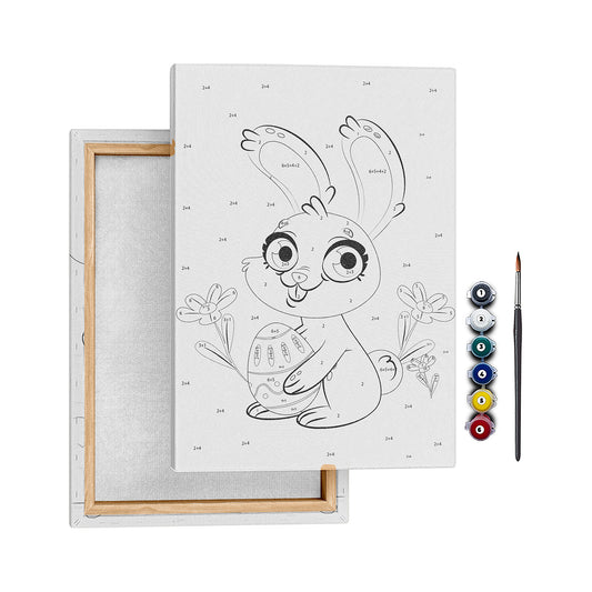 Akıllı Tavşan Rubi - 35x50cm - Boyama Tablo