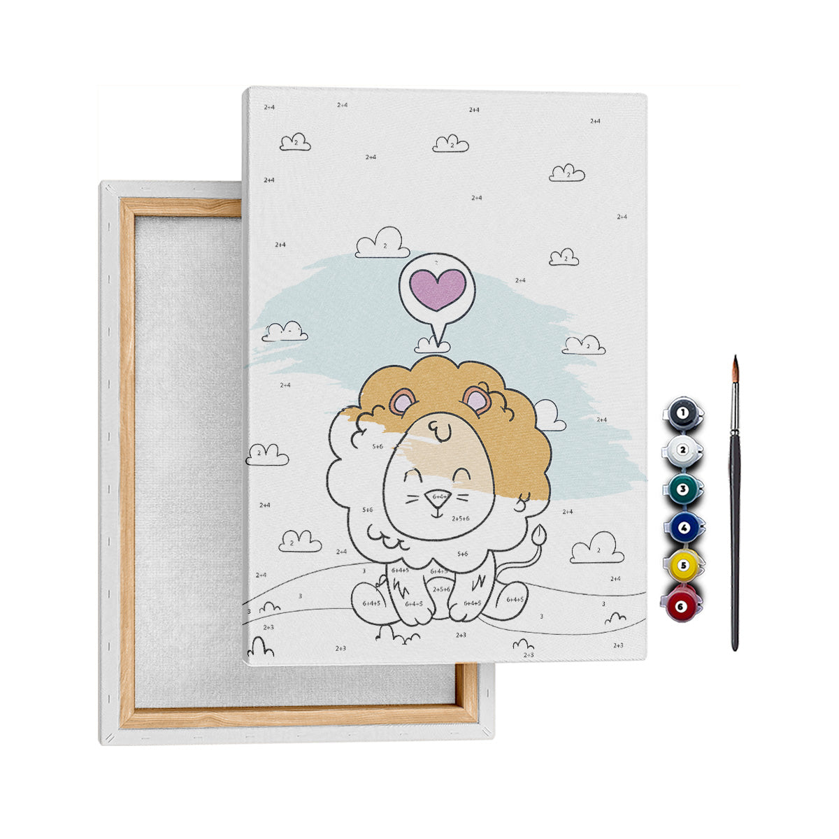 BToys Aslan - 35x50cm - Boyama Tablo