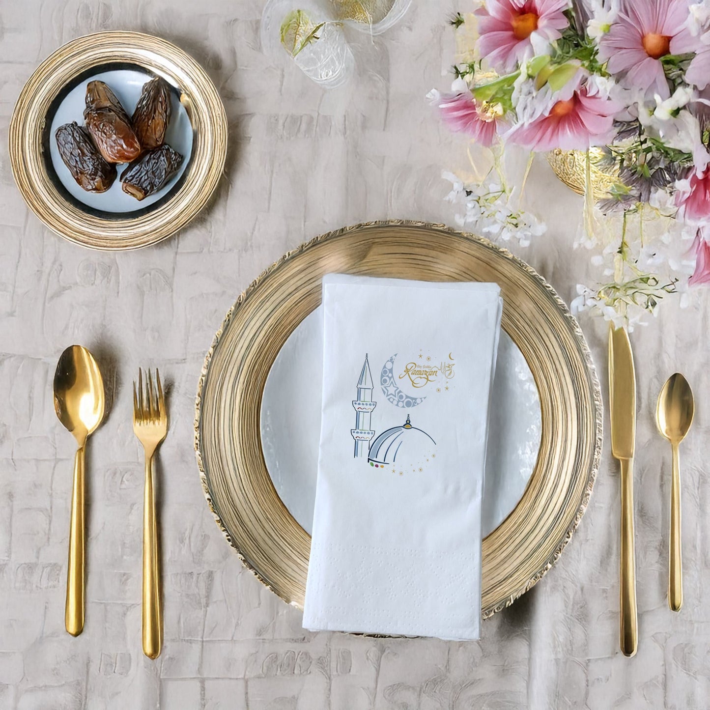 Ramazan Özel Baskılı Peçeteler – İftar ve Sahur Sofralarınız İçin Şık ve Hijyenik