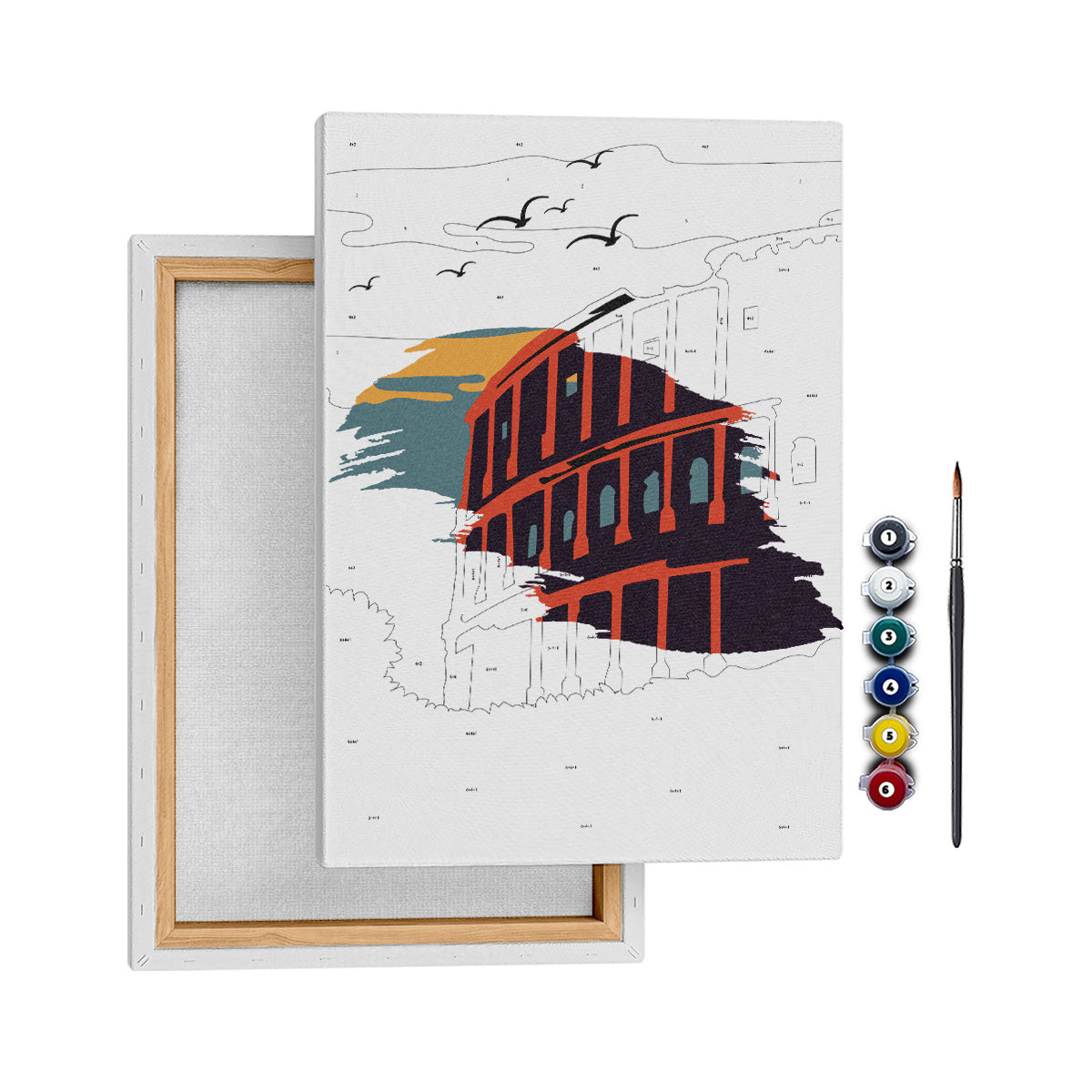 Kolezyum - 50x70cm - Boyama Tablo