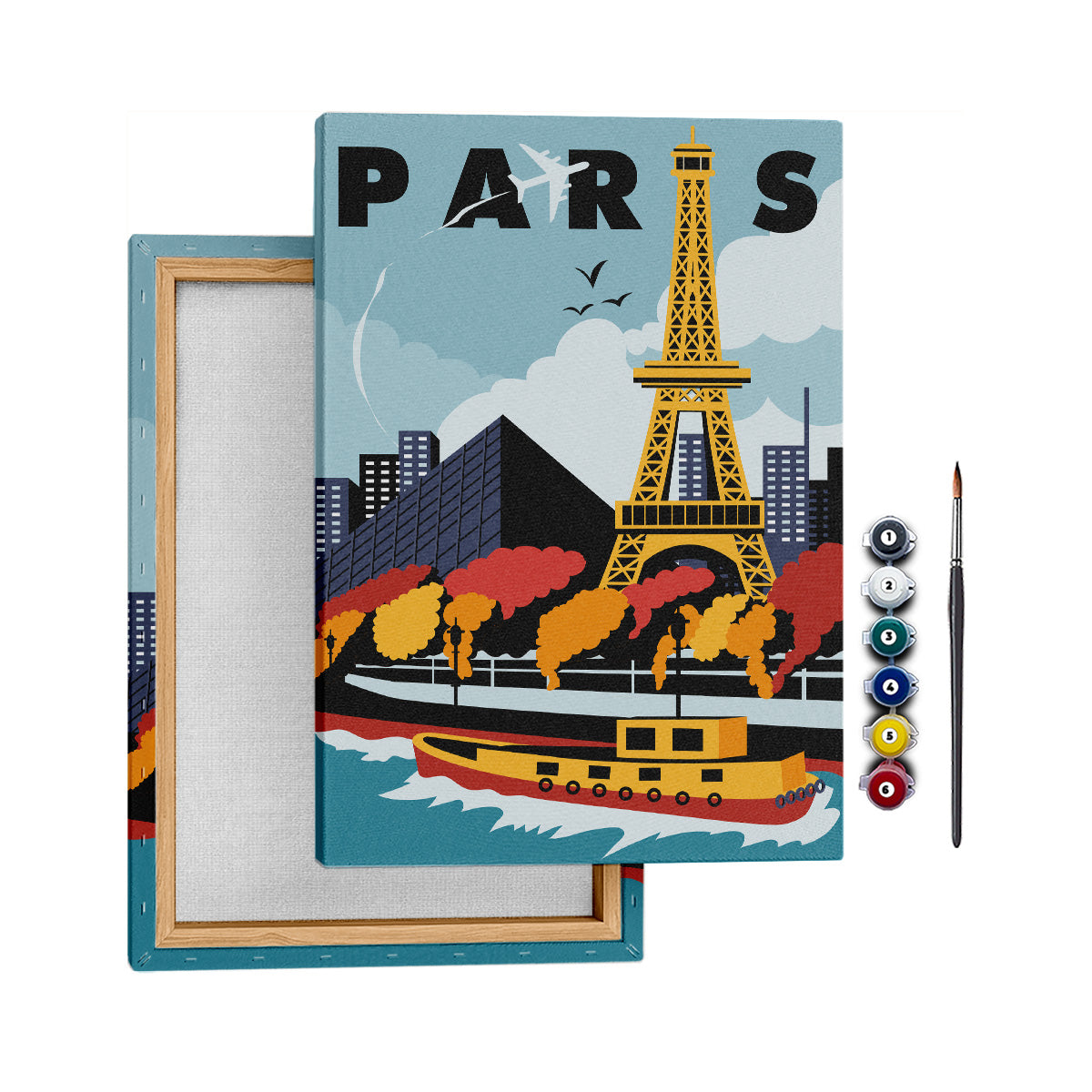 Paris - 50x70cm - Boyama Tablo