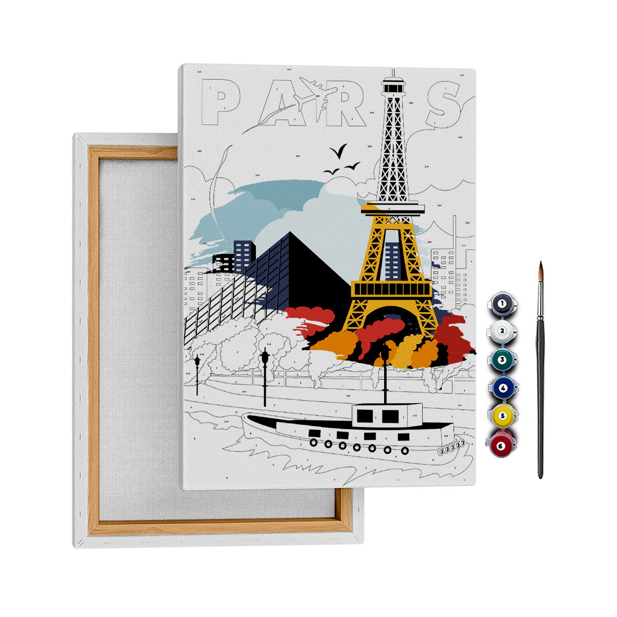 Paris - 50x70cm - Boyama Tablo
