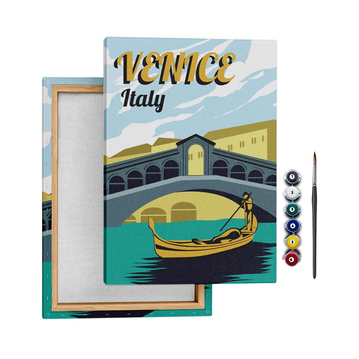 Venice - 50x70cm - Boyama Tablo