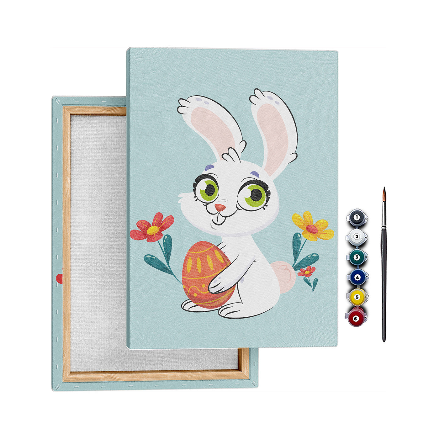 Akıllı Tavşan Rubi - 25x35cm - Boyama Tablo