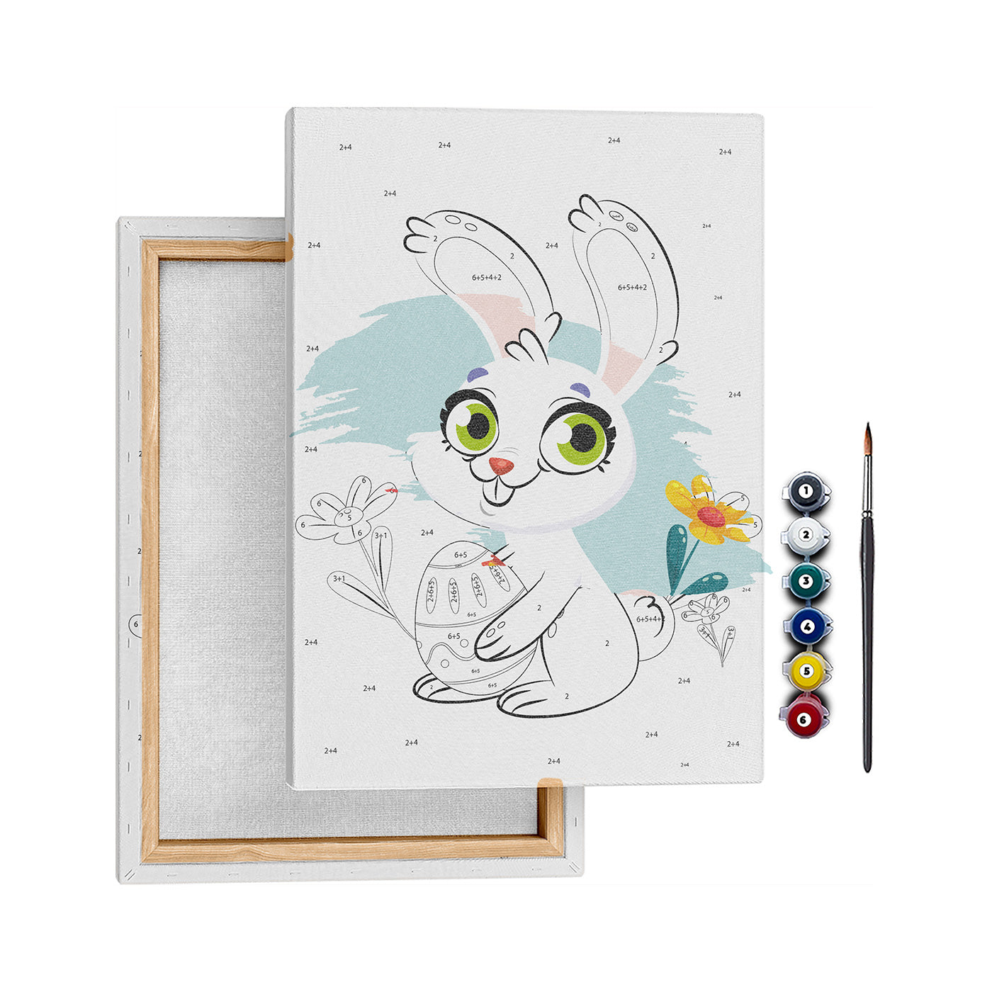 Akıllı Tavşan Rubi - 25x35cm - Boyama Tablo