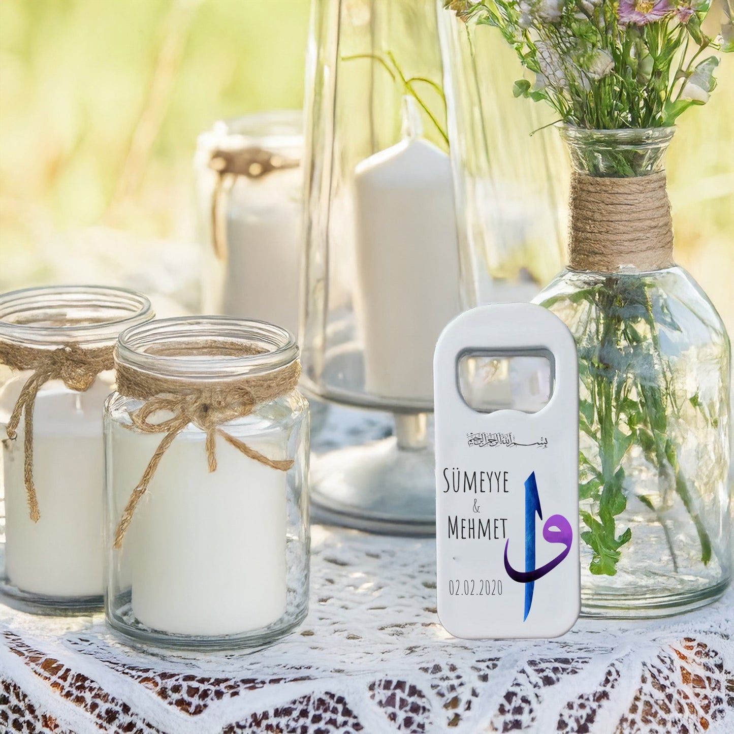 Vav Harfli Tasarımlı – Kişiye Özel Plastik Açacak Magnet