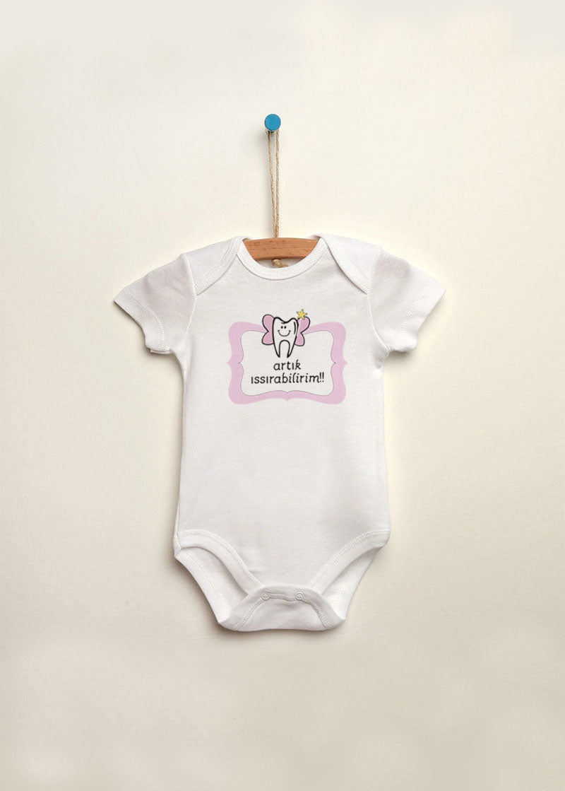 diş baskılı bebek zıbın