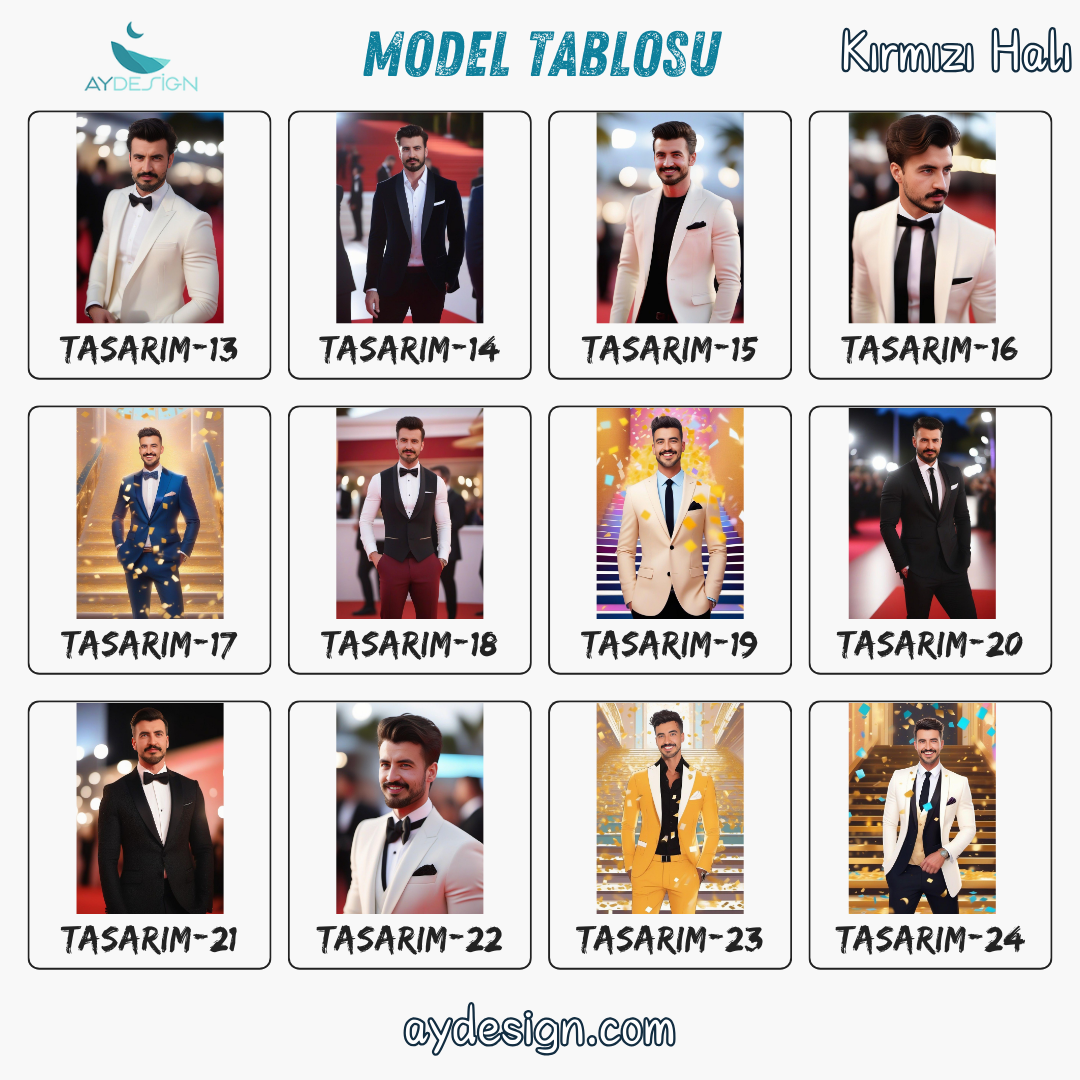 Kişiye Özel Kırmızı Halı Temalı Karikatür Cam Tablo | Şöhretin Yansıması