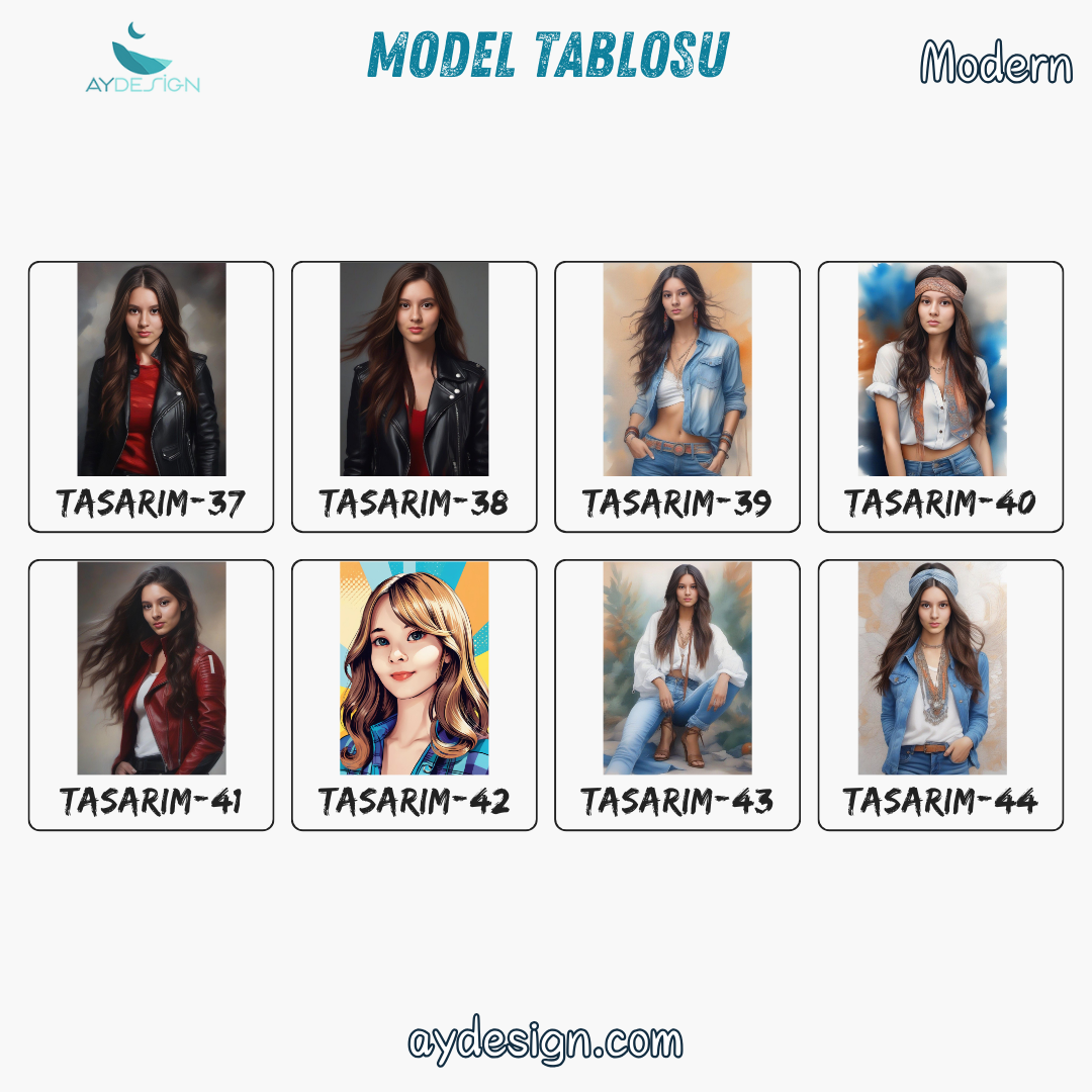 Kişiye Özel Modern Kız Temalı Karikatür Cam Tablo | Şık ve Tarz Sahibi Dekorasyon