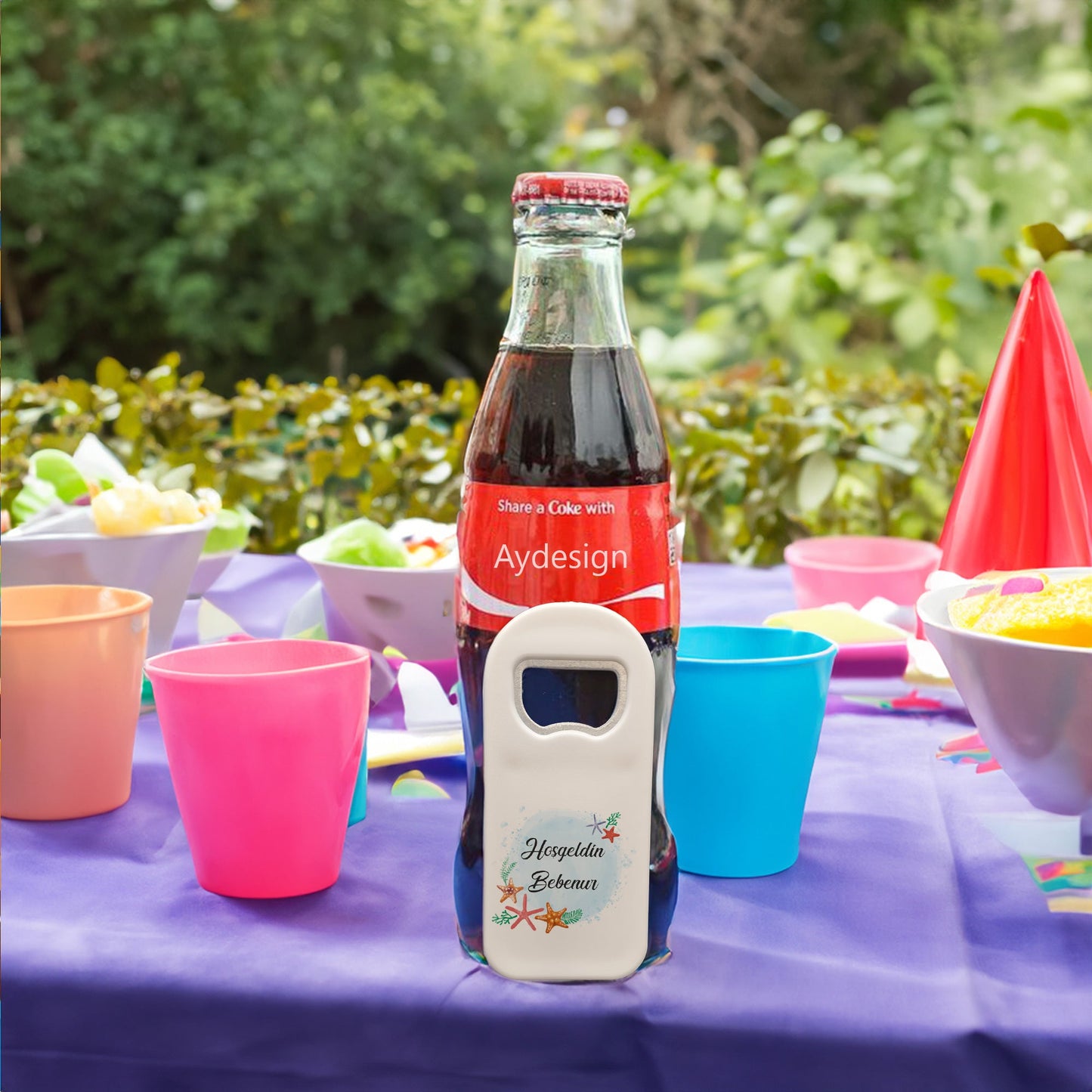 Renkli Denizyıldızlı Temalı Plastik Açacak Magnet | Doğumgünü, Babyshower, Diş Buğdayı ve Sünnet Organizasyonlarınızın Unutulmaz Hatırası!