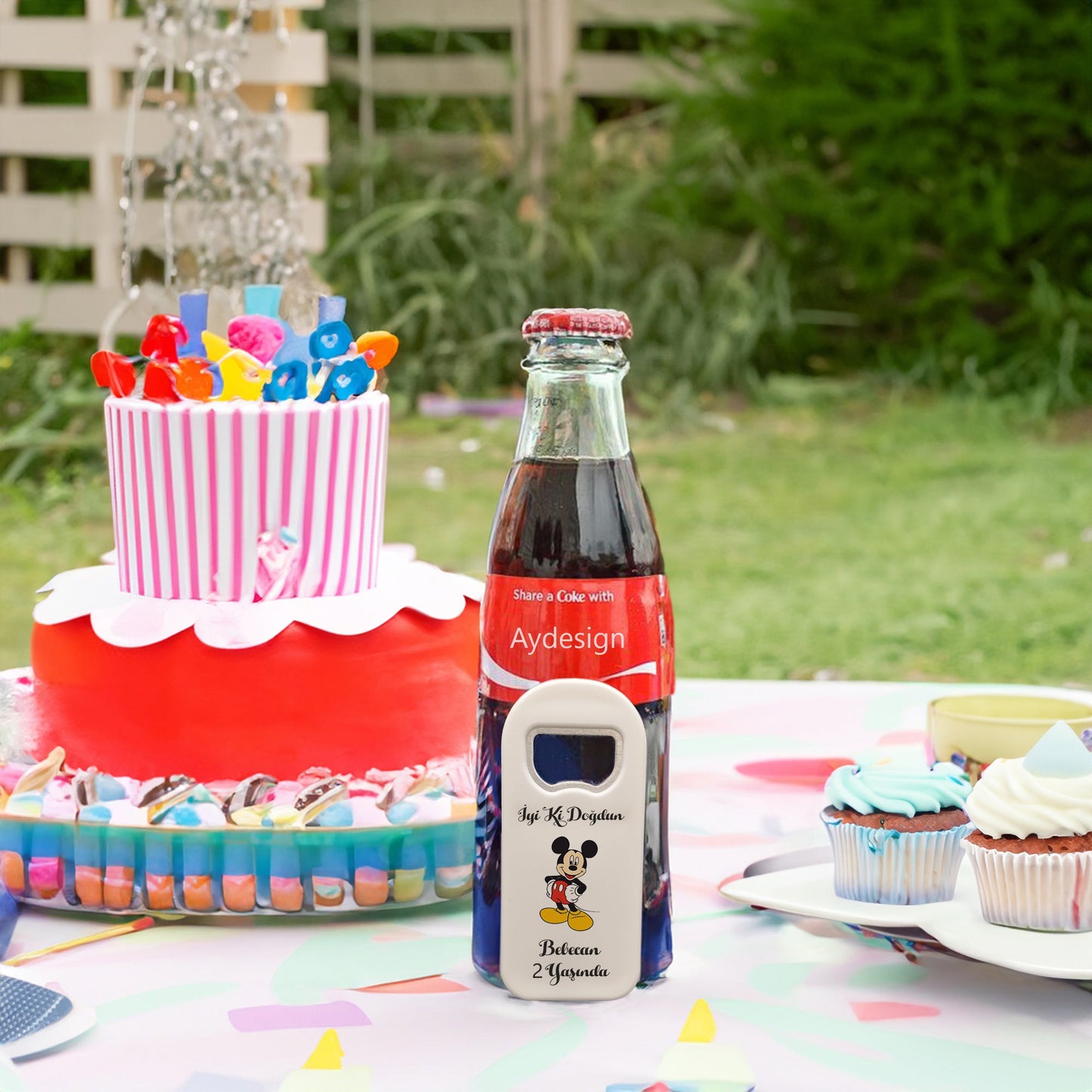 Mickey Mouse Temalı Plastik Açacak Magnet | Doğumgünü, Babyshower, Diş Buğdayı ve Sünnet Organizasyonlarınızın Unutulmaz Hatırası!