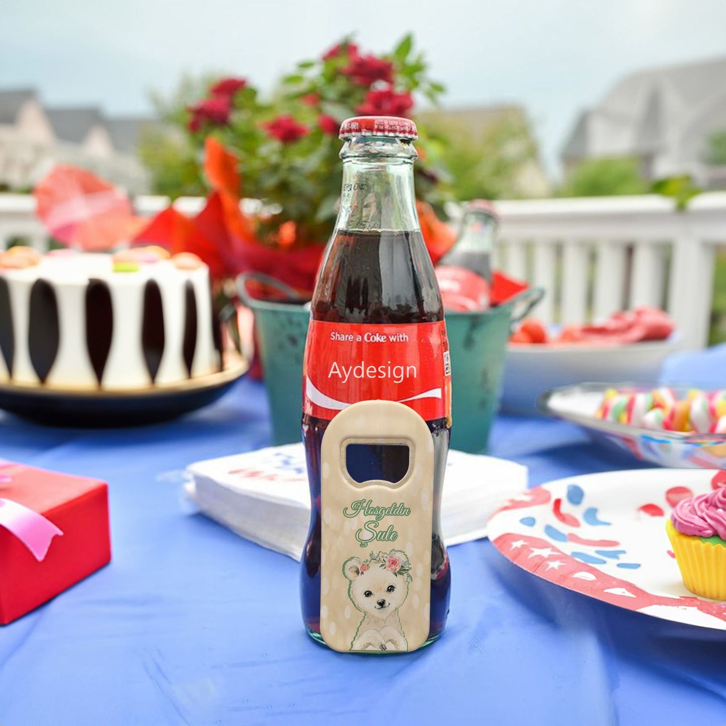 Ayıcık Temalı Plastik Açacak Magnet | Doğumgünü, Babyshower, Diş Buğdayı ve Sünnet Organizasyonlarınızın Unutulmaz Hatırası!