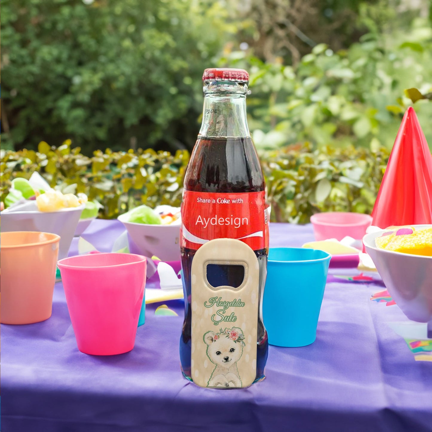 Ayıcık Temalı Plastik Açacak Magnet | Doğumgünü, Babyshower, Diş Buğdayı ve Sünnet Organizasyonlarınızın Unutulmaz Hatırası!