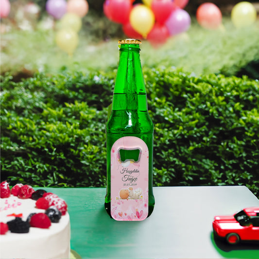 Pembe Zeminli Bebek Temalı Plastik Açacak Magnet | Doğumgünü, Babyshower, Diş Buğdayı ve Sünnet Organizasyonlarınızın Unutulmaz Hatırası!