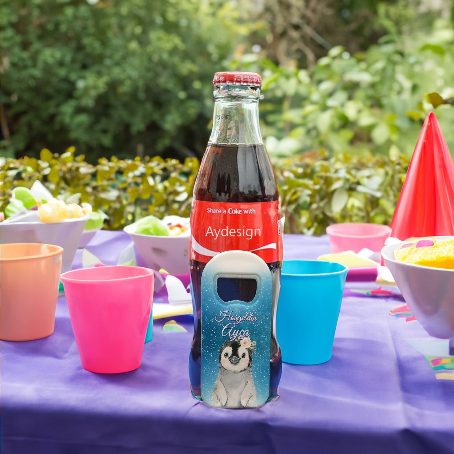 Penguen Temalı Plastik Açacak Magnet | Doğumgünü, Babyshower, Diş Buğdayı ve Sünnet Organizasyonlarınızın Unutulmaz Hatırası!