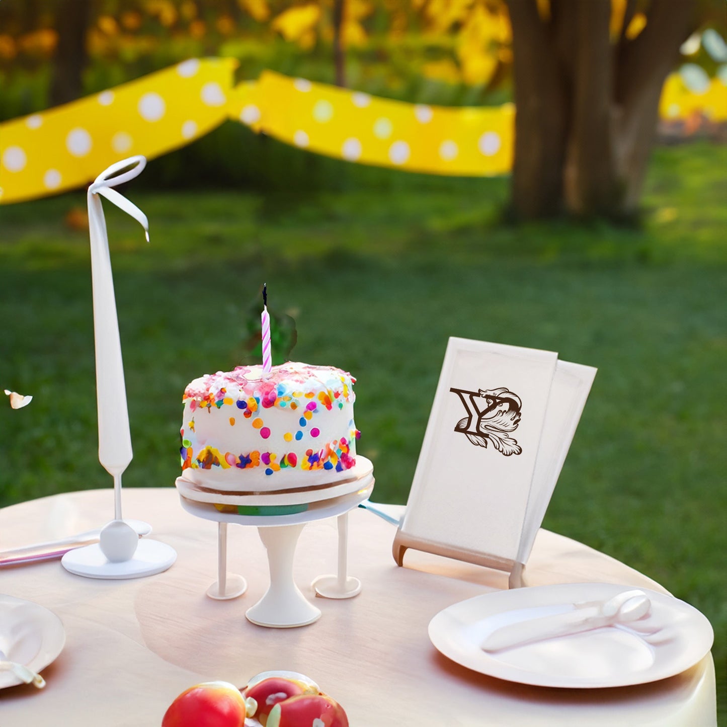 Y Harfi Baskılı Peçeteler - AyDesign.com.tr
