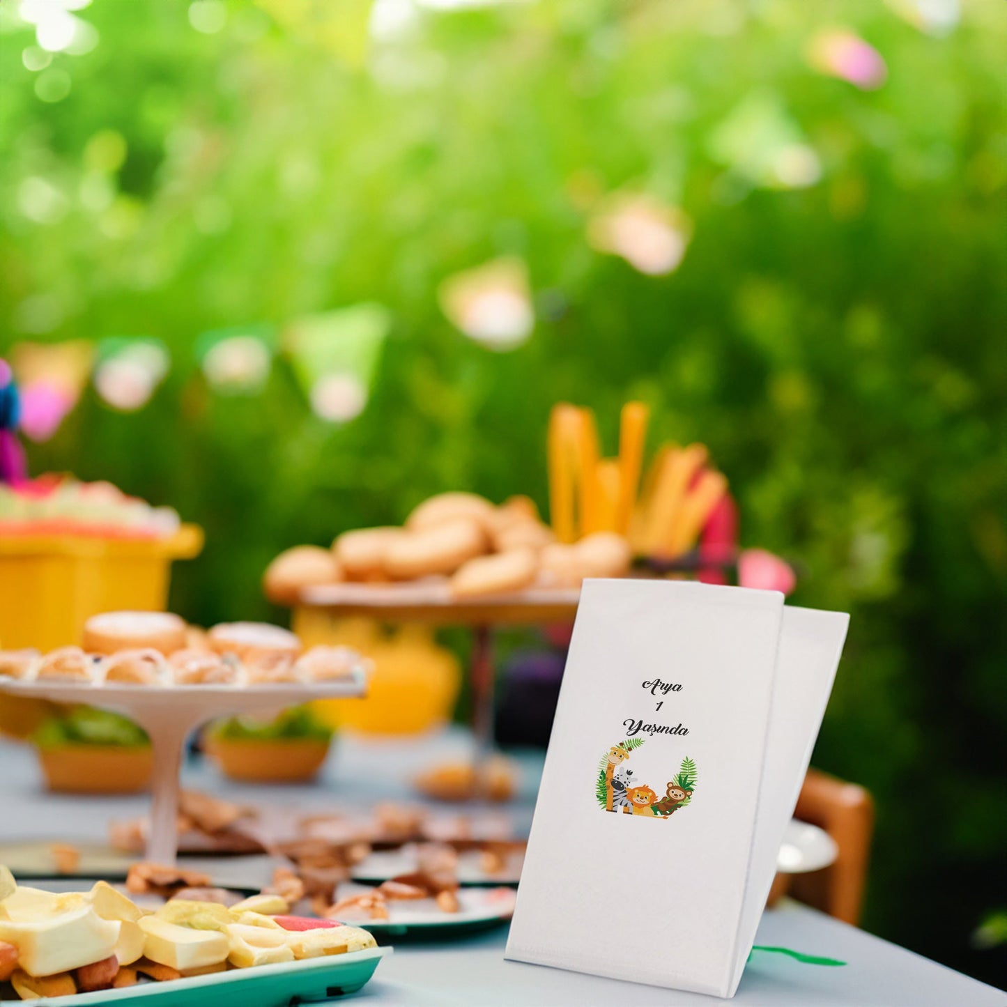 Orman Hayvanları Baskılı Peçeteler - AyDesign.com.tr