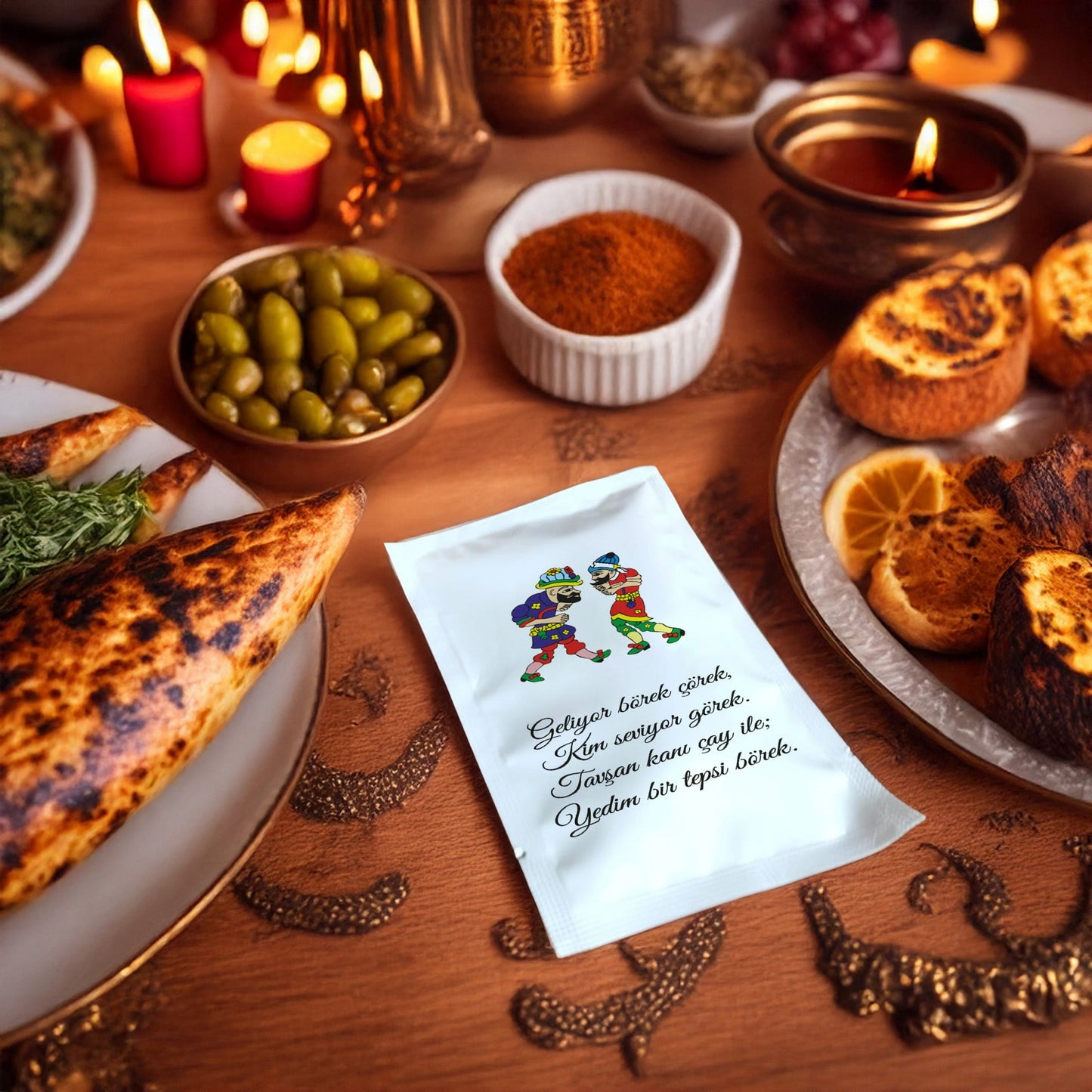 Kişiye Özel Baskılı Ramazan Islak Mendil - Hızlı Üretim & Teslimat