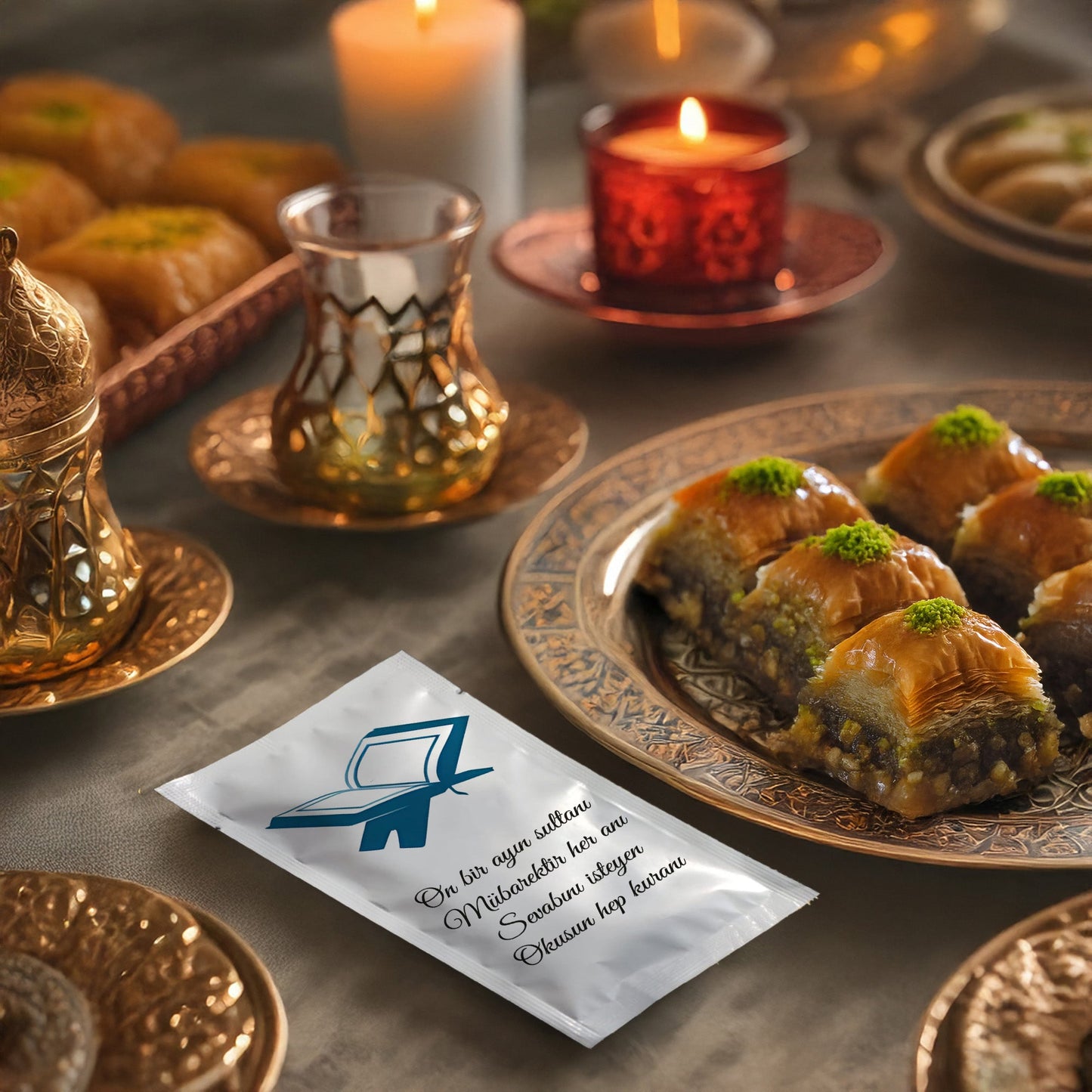 Kişiye Özel Baskılı Ramazan Islak Mendil - Hızlı Üretim & Teslimat