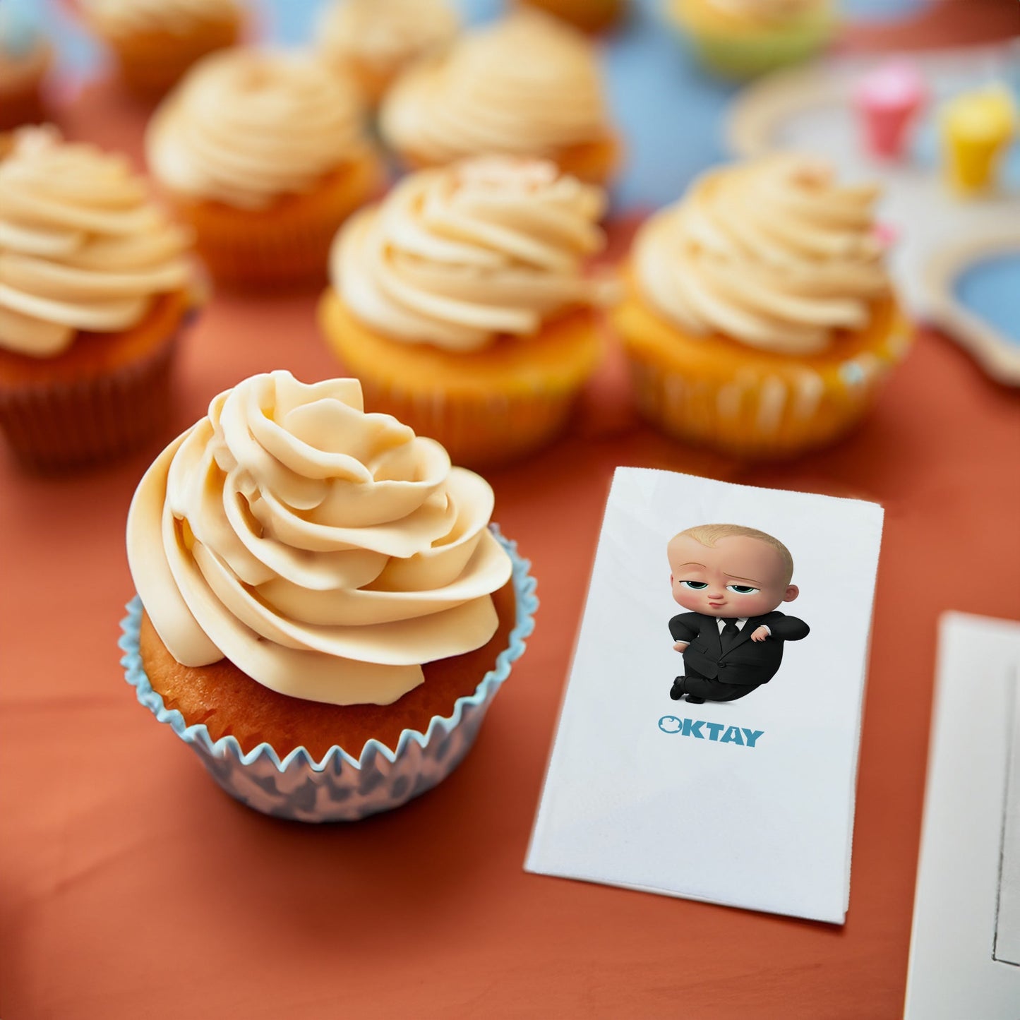 Patron Bebek Baskılı Peçeteler - AyDesign.com