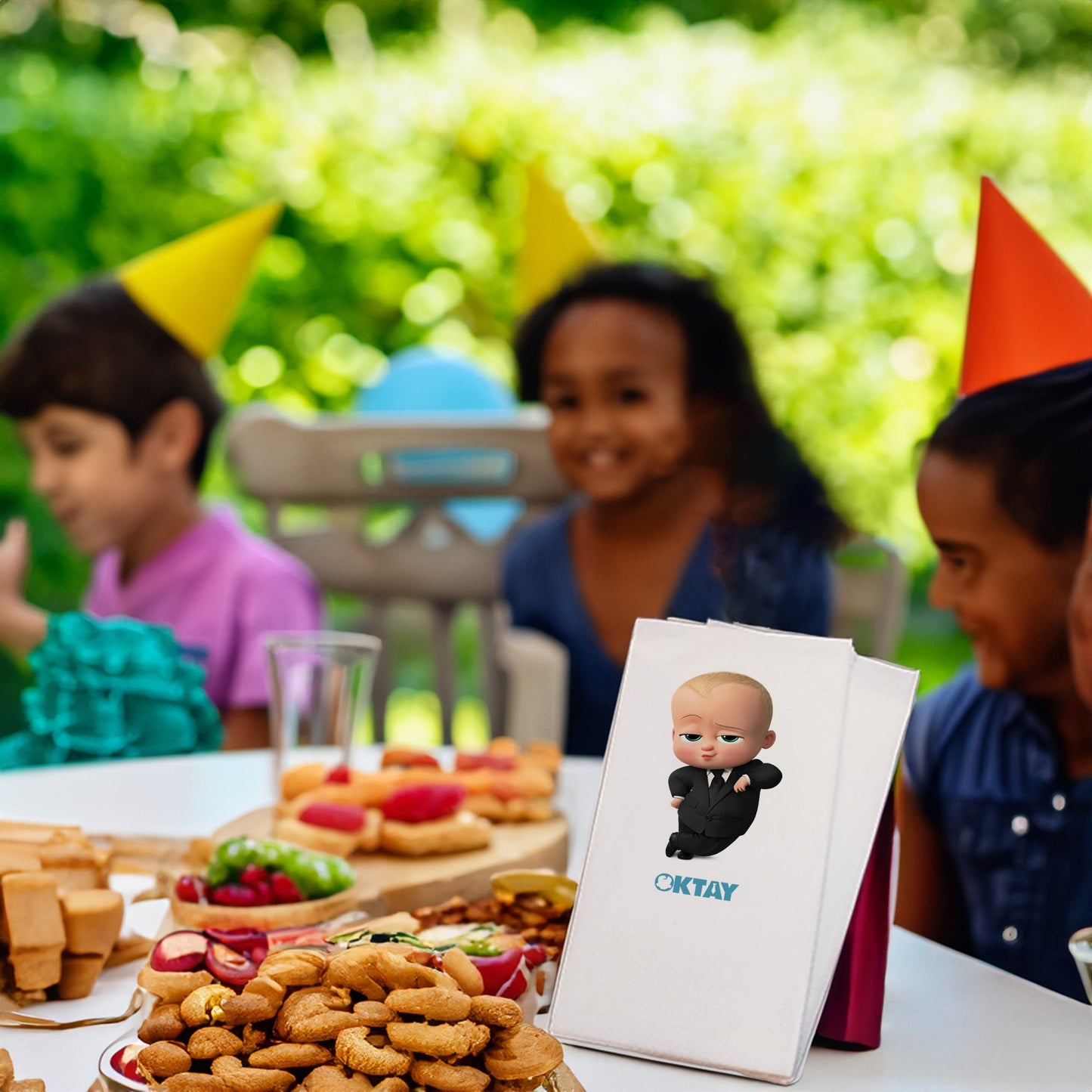 Patron Bebek Baskılı Peçeteler - AyDesign.com