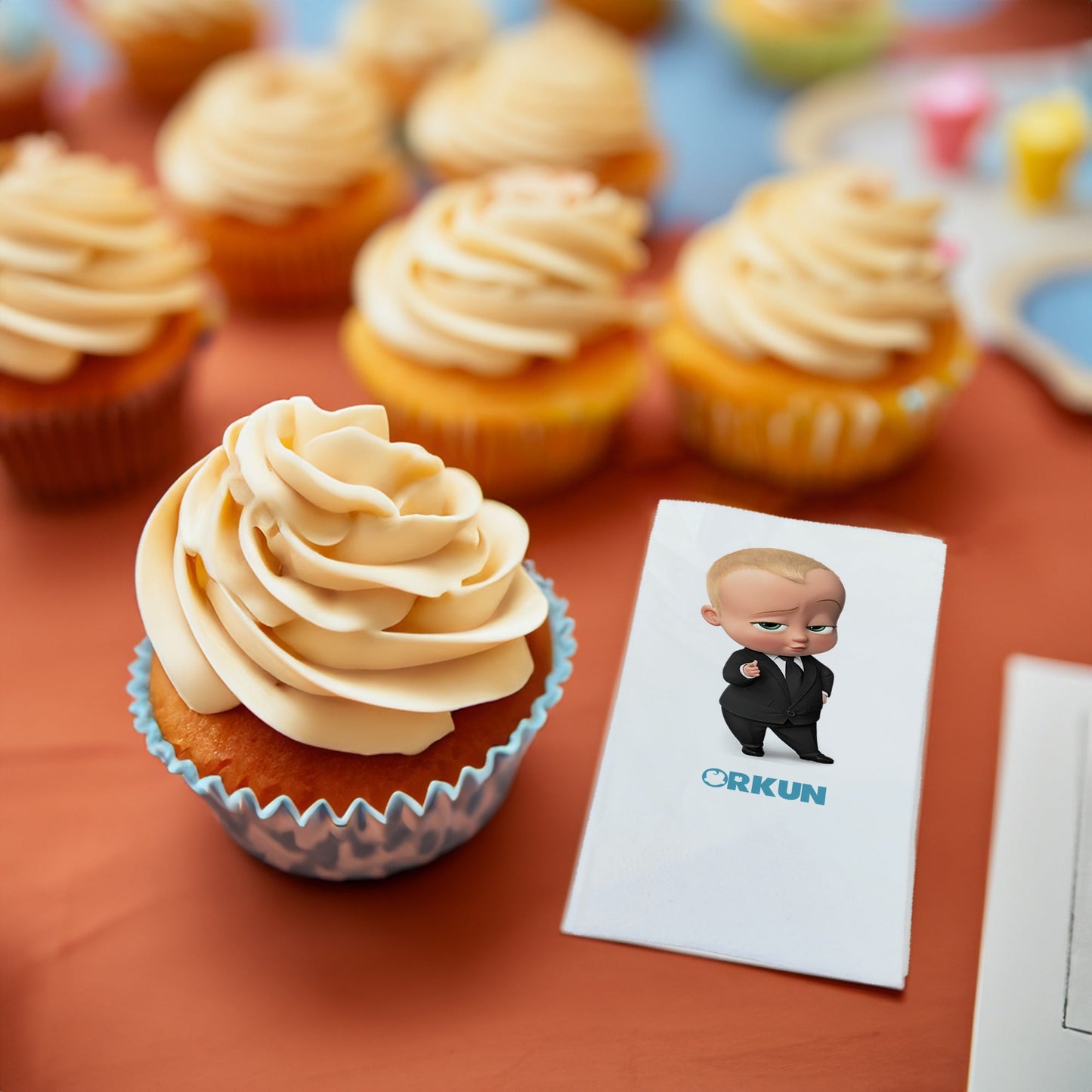 Patron Bebek 2 Baskılı Peçeteler - AyDesign.com