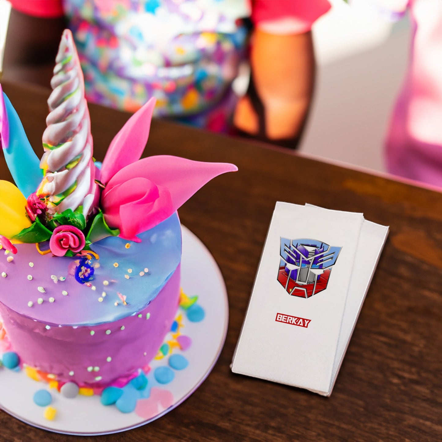 Anime Robot Temalı Baskılı Peçeteler - AyDesign.com