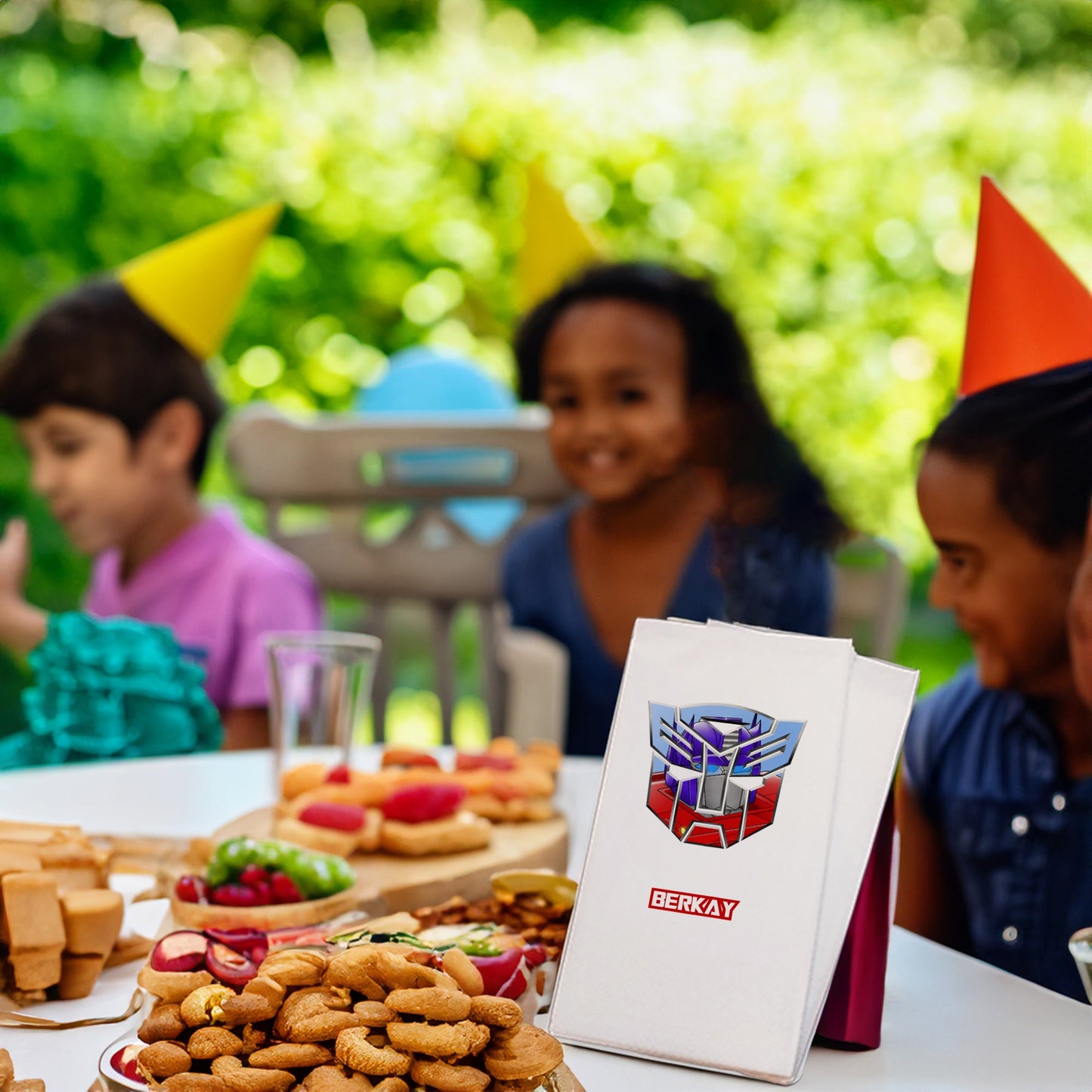 Anime Robot Temalı Baskılı Peçeteler - AyDesign.com