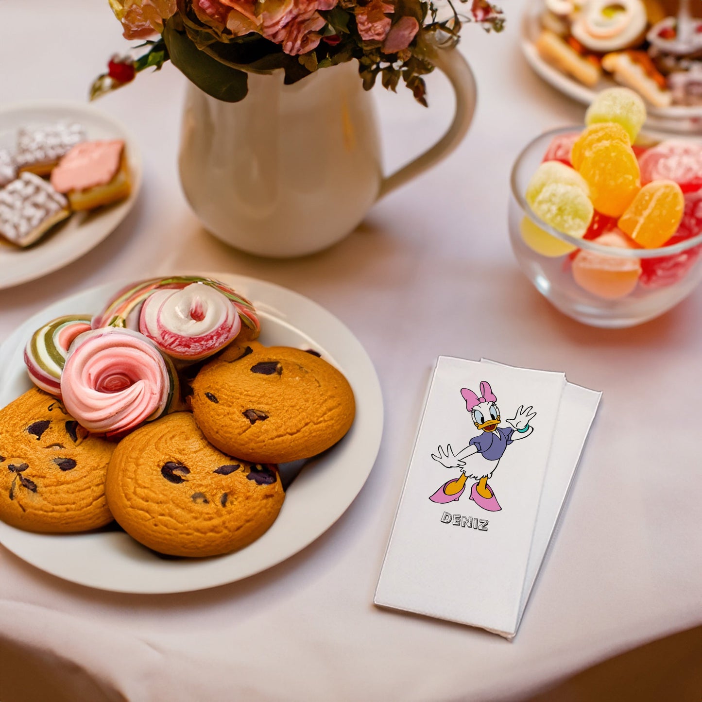 Daisy Duck Baskılı Peçeteler - AyDesign.com