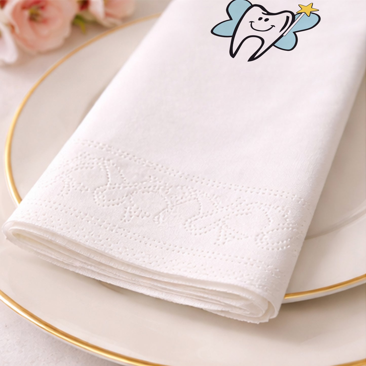 Diş Buğdayı Partisi Özel Tasarım Diş Perisi Temalı Peçete