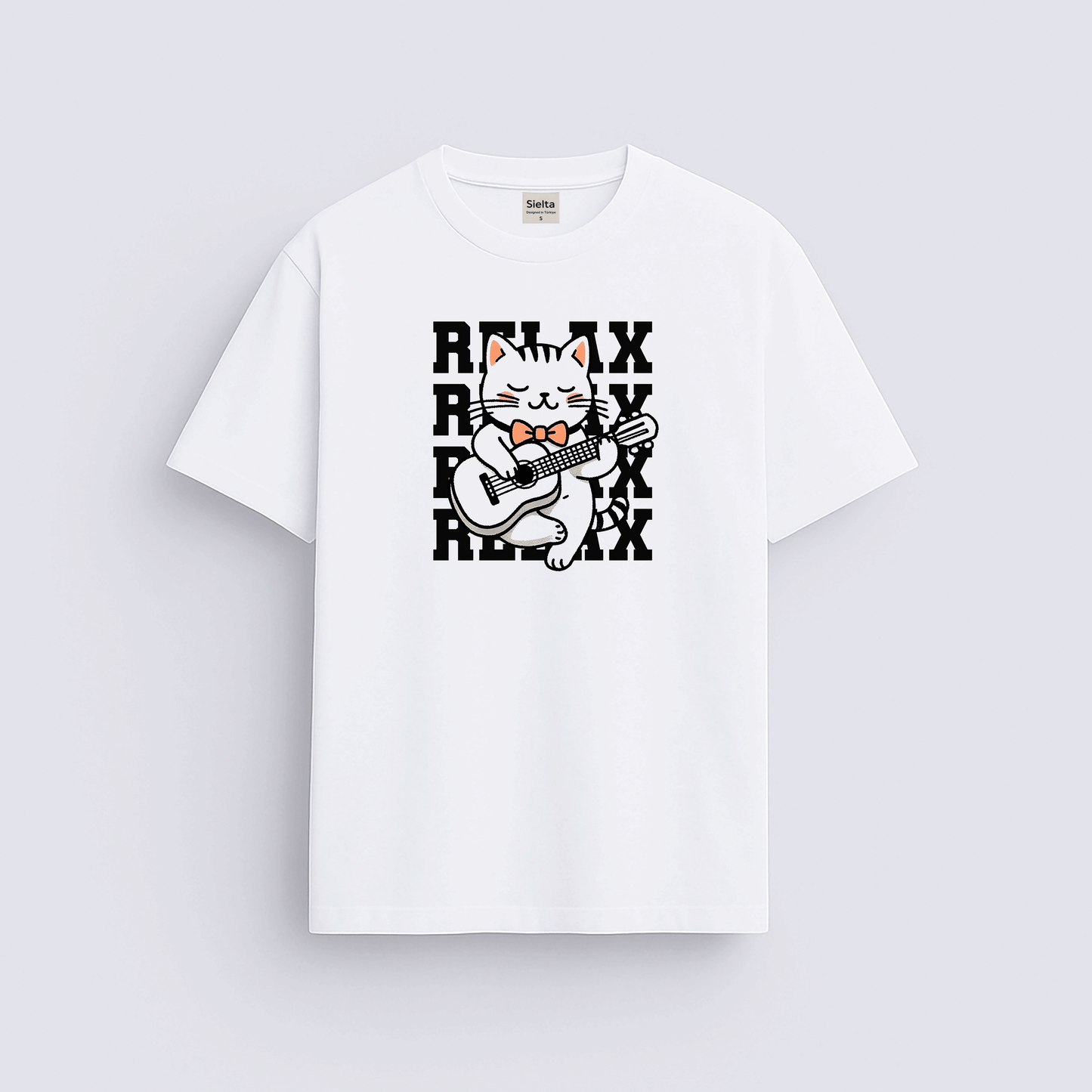 Minimal baskılı regular tişört