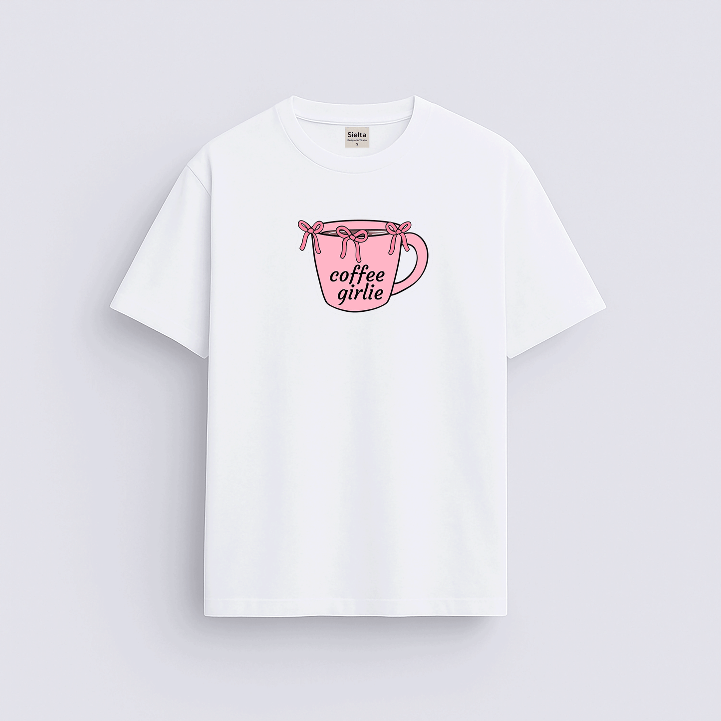 Minimal baskılı regular tişört