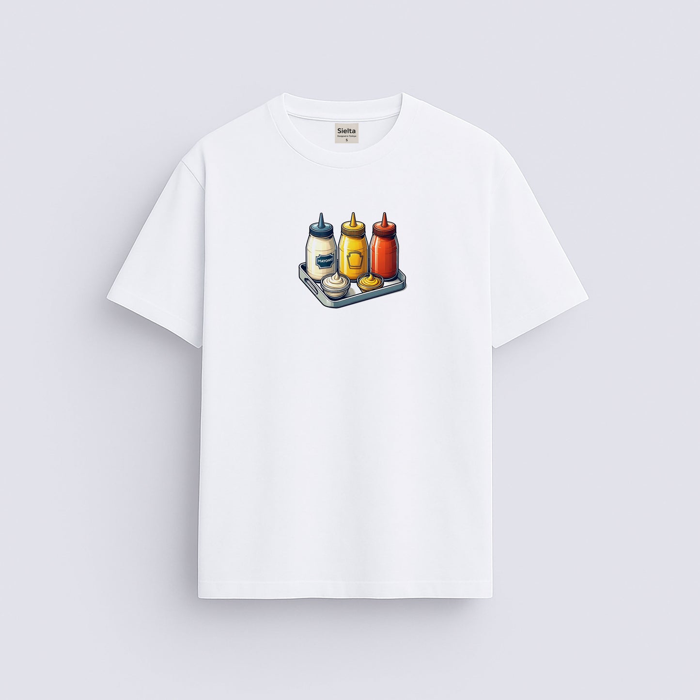 Minimal baskılı regular tişört